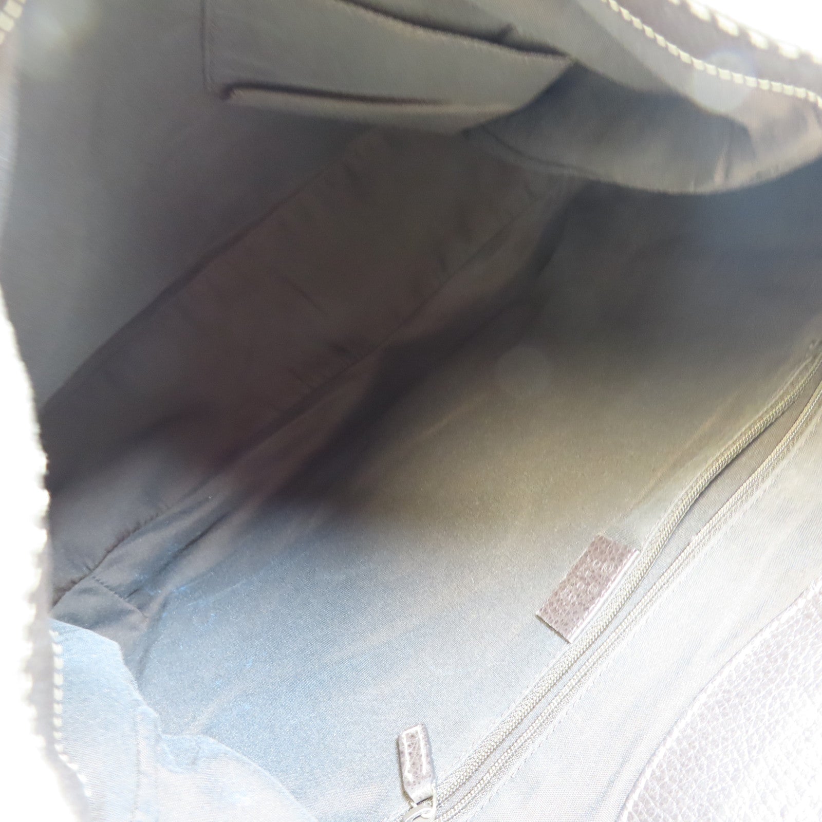 GUCCI 帆布/皮革Shoulder Bag金扣肩背袋棕色