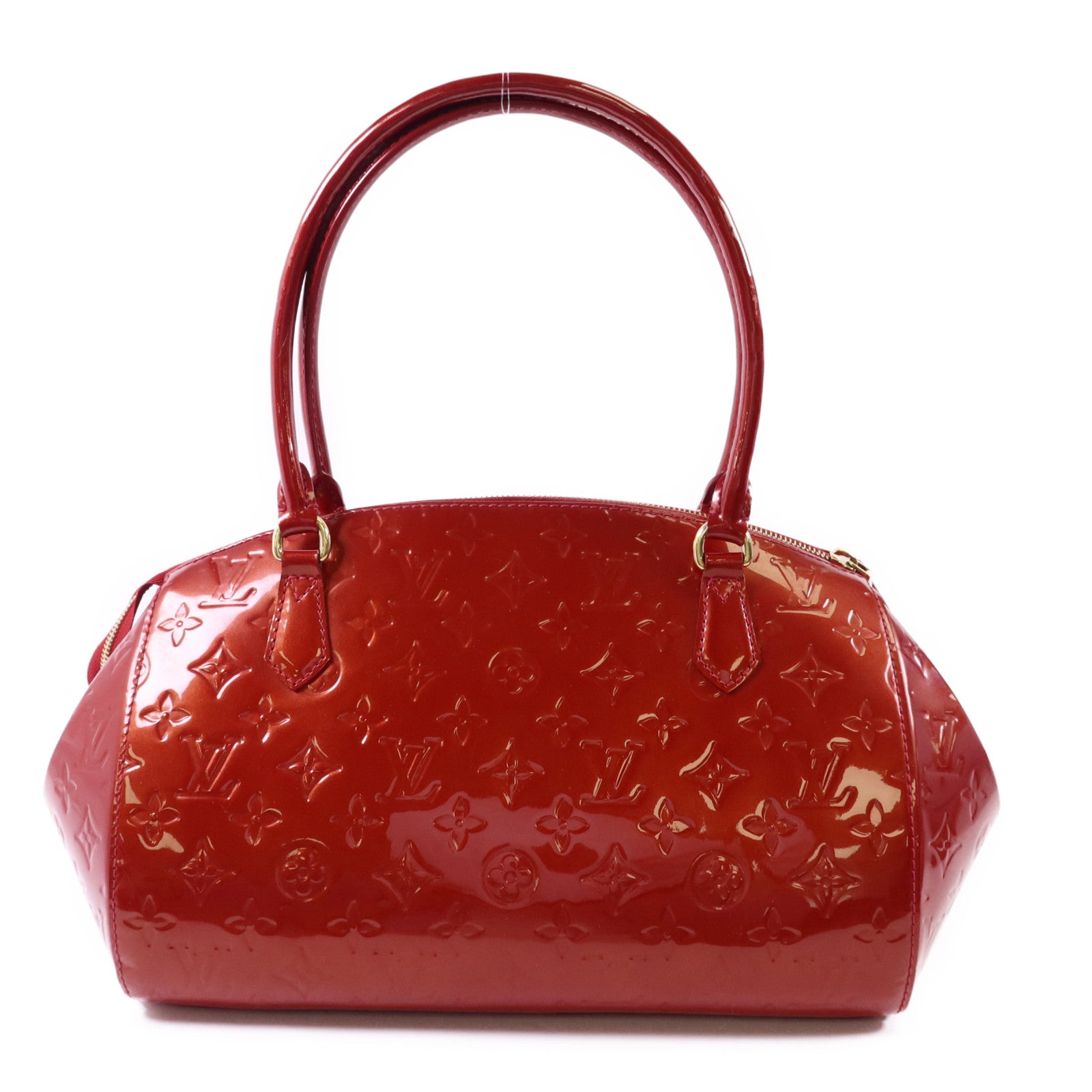 LOUIS VUITTON Monogram Vernis Sherwood PM金扣肩背袋