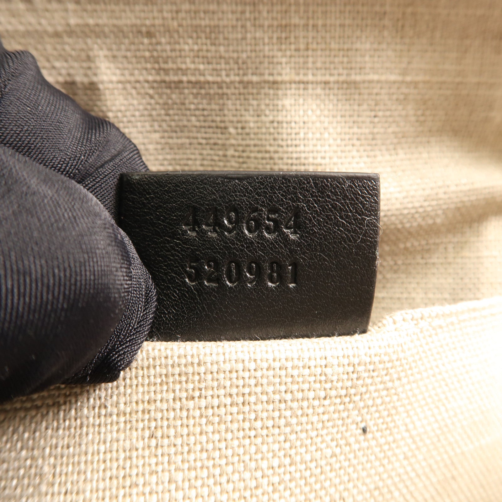 GUCCI 牛皮皮革2 Way Shoulder銀扣手挽肩背兩用袋