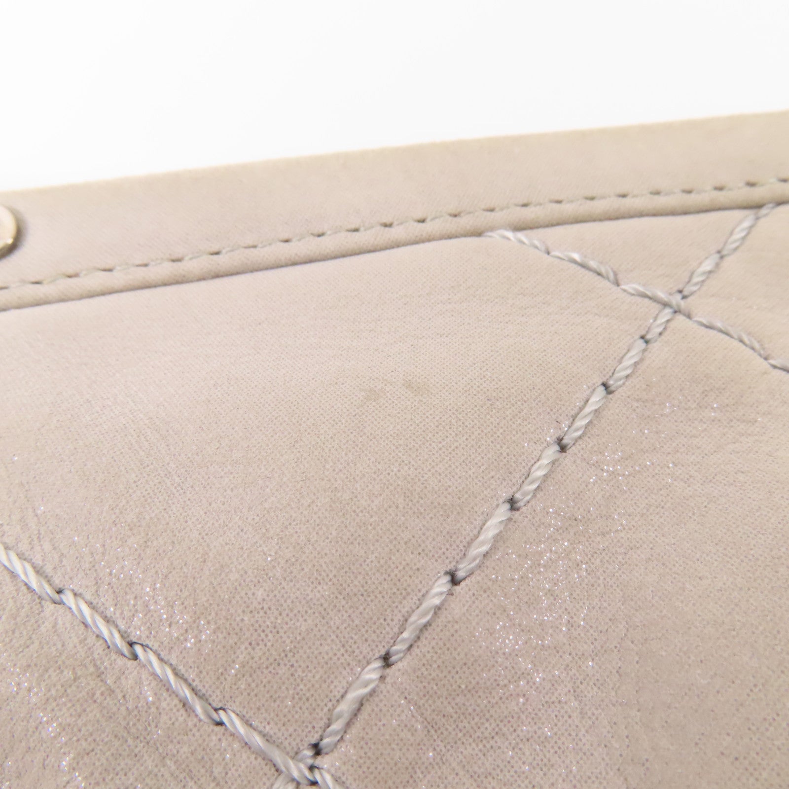 CHANEL 皮革Shoulder Bag銀扣鏈帶肩背袋