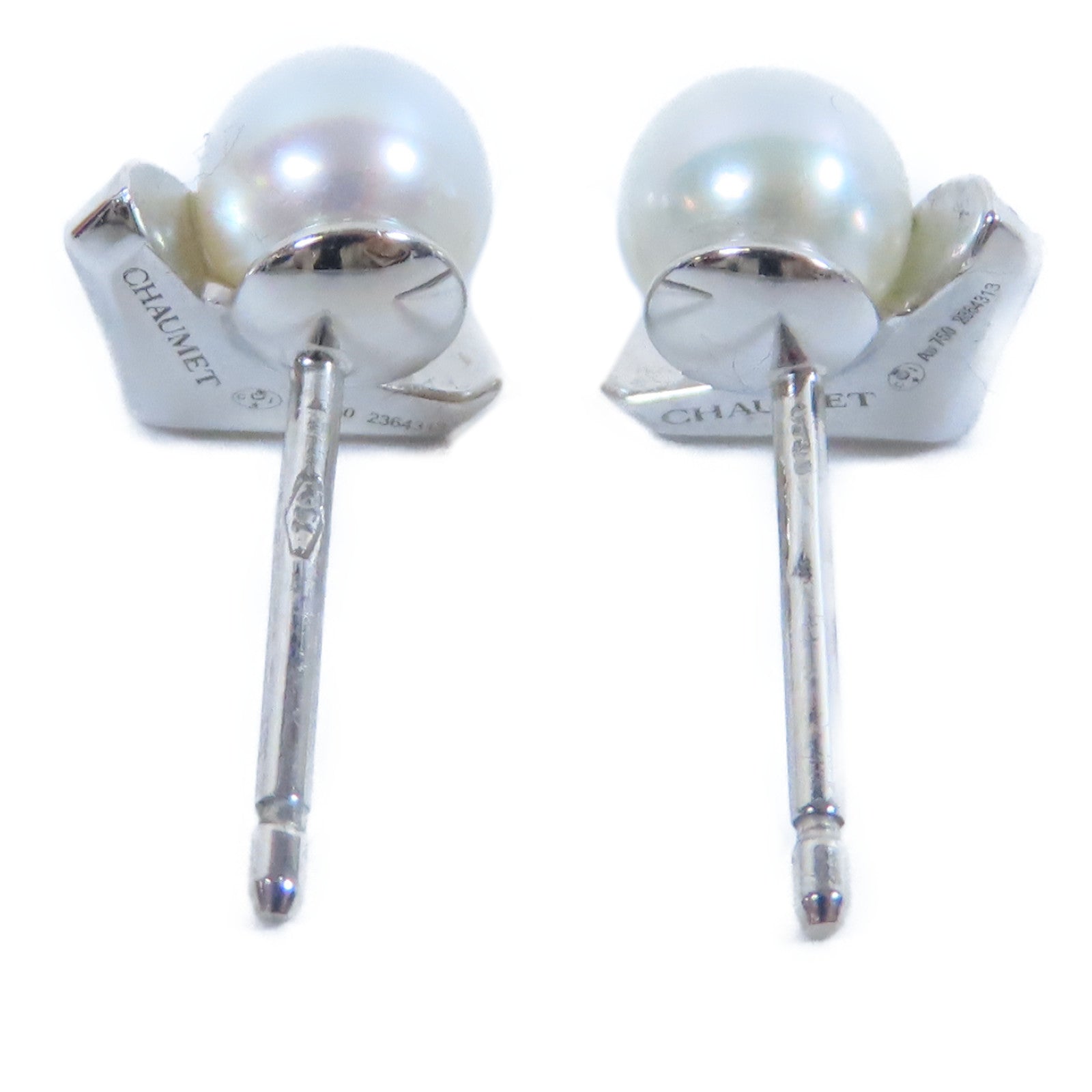 Chaumet 【激減優惠】18K白金Josephine Aigrette Earrings珍珠/鑽石耳環