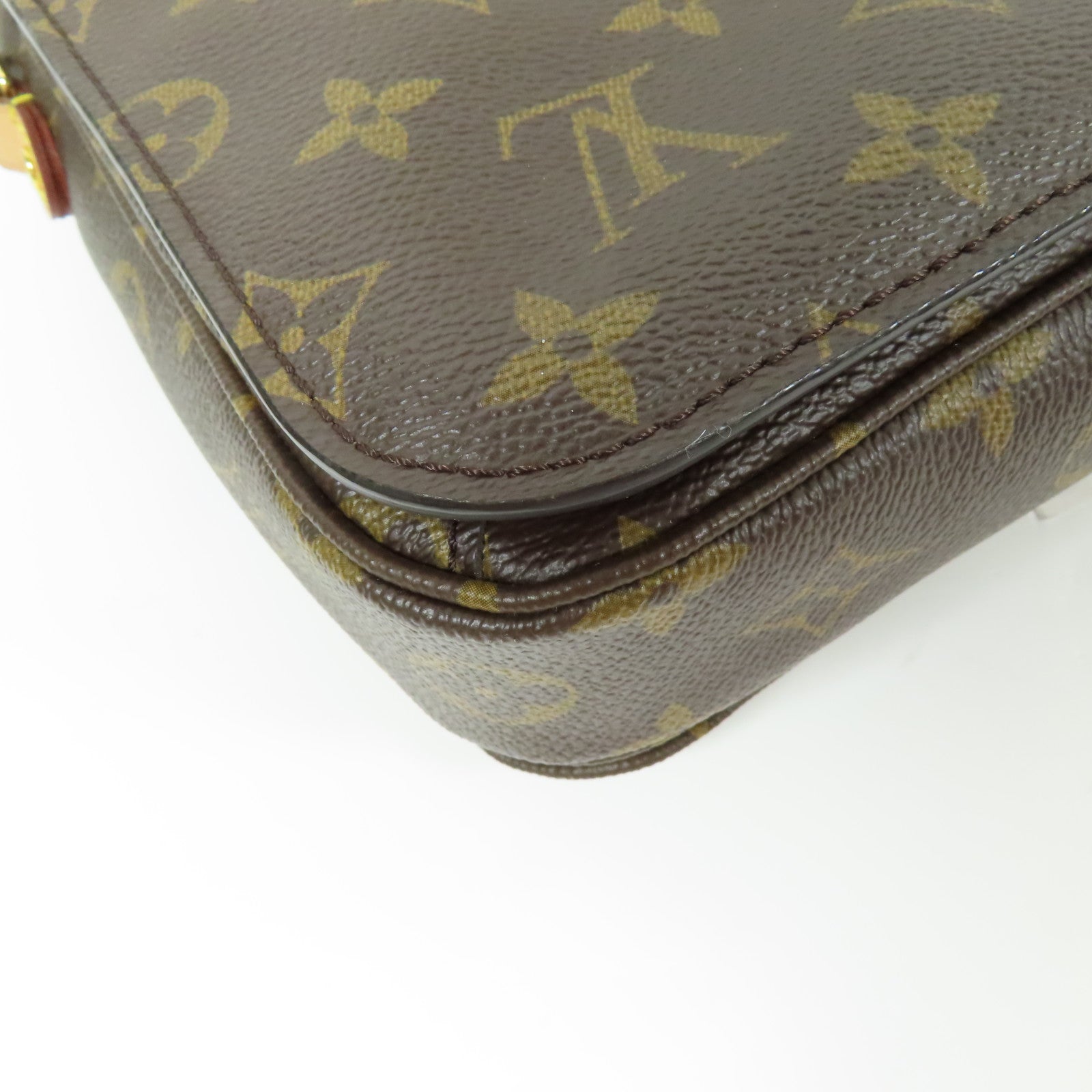 LOUIS VUITTON LV GHW Pochette Metis MM 2 Way Bag M44875 Monogram Brown