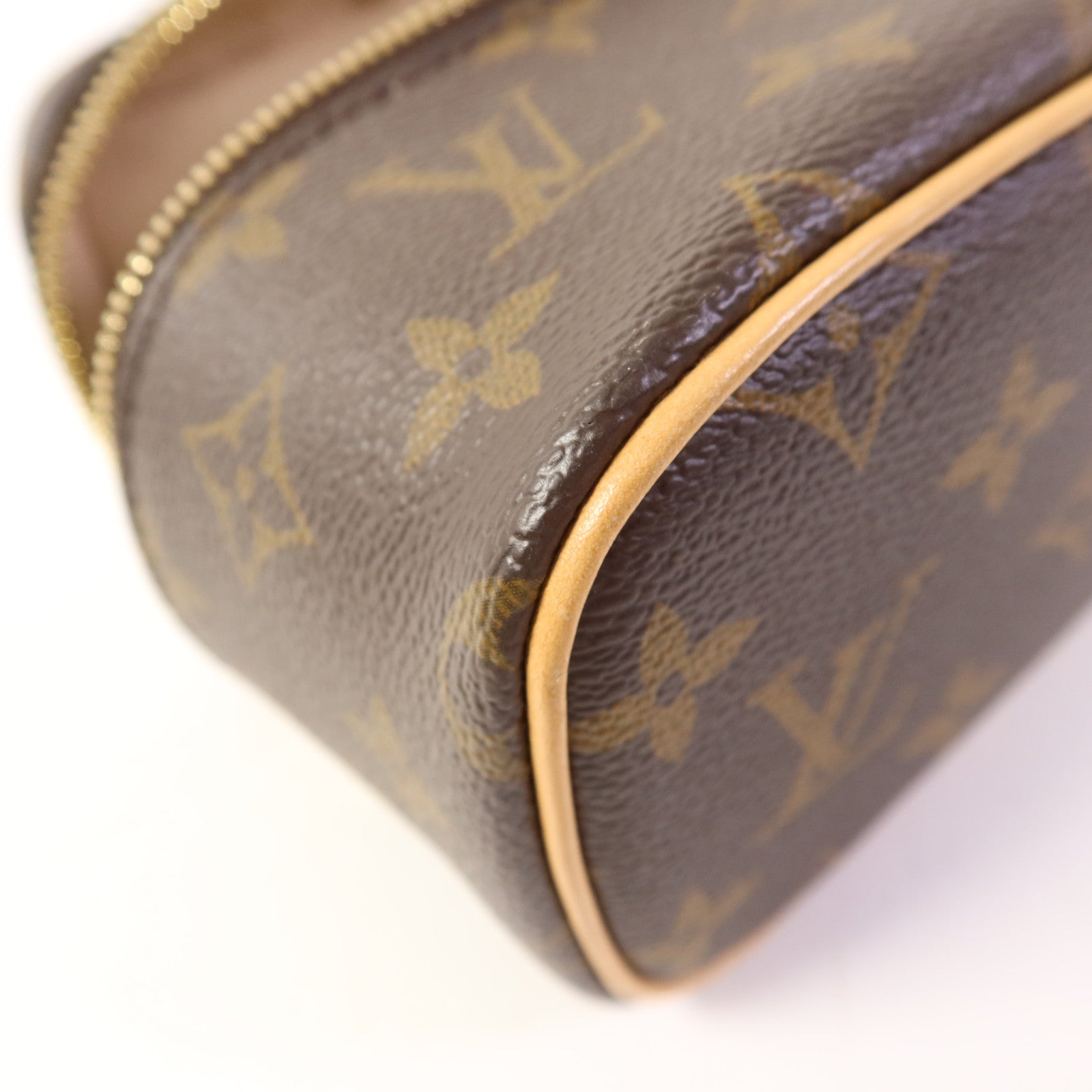 LOUIS VUITTON Monogram Nice Nano金扣化妝袋