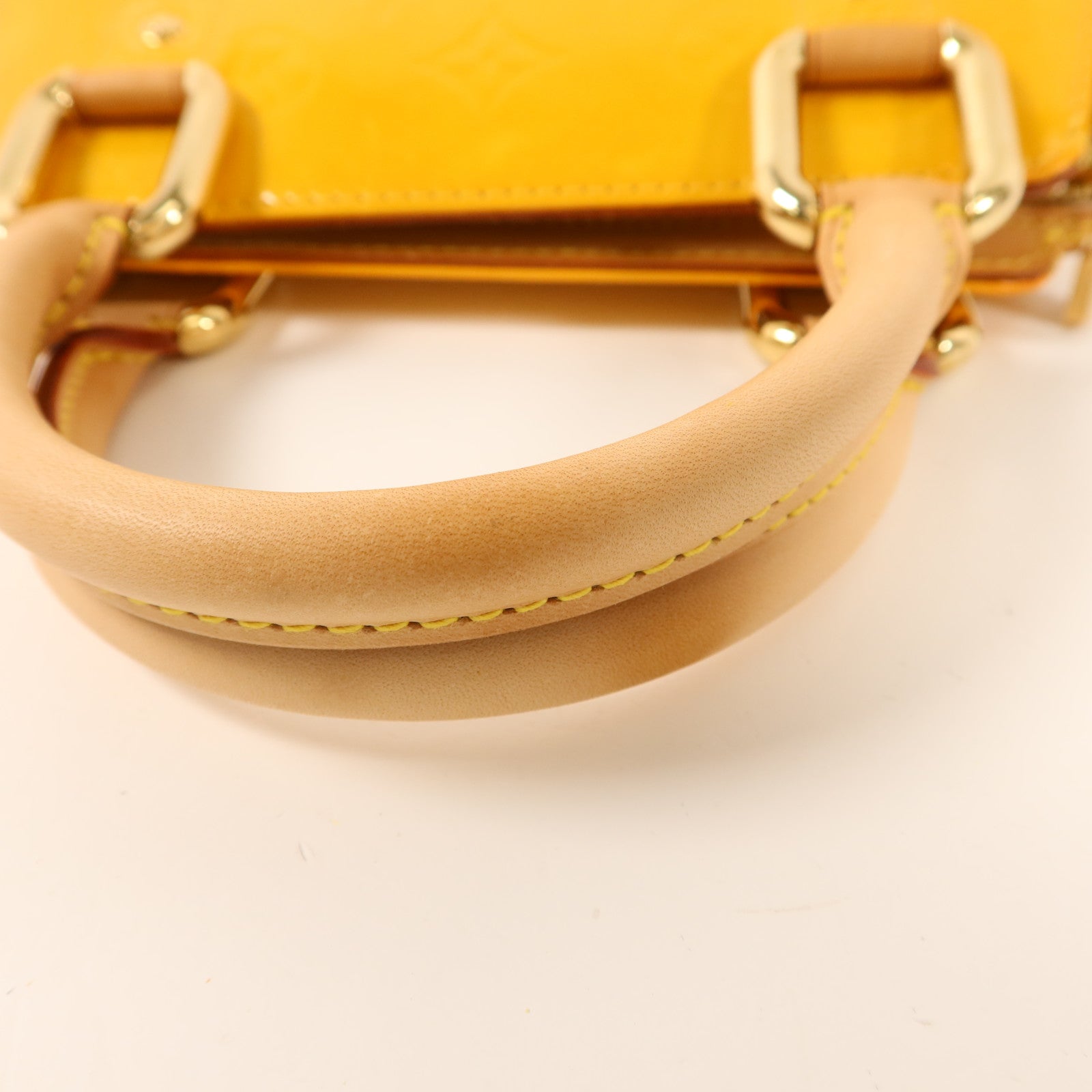 LOUIS VUITTON Monogram Vernis Mini Forsyth金扣手挽袋