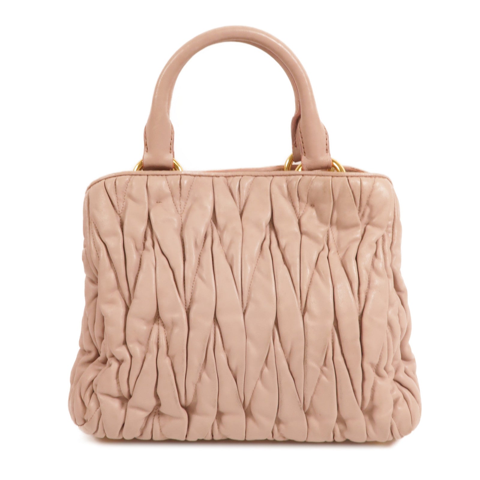 Miu Miu 羊皮皮革2 Way Shoulder手挽肩背兩用袋