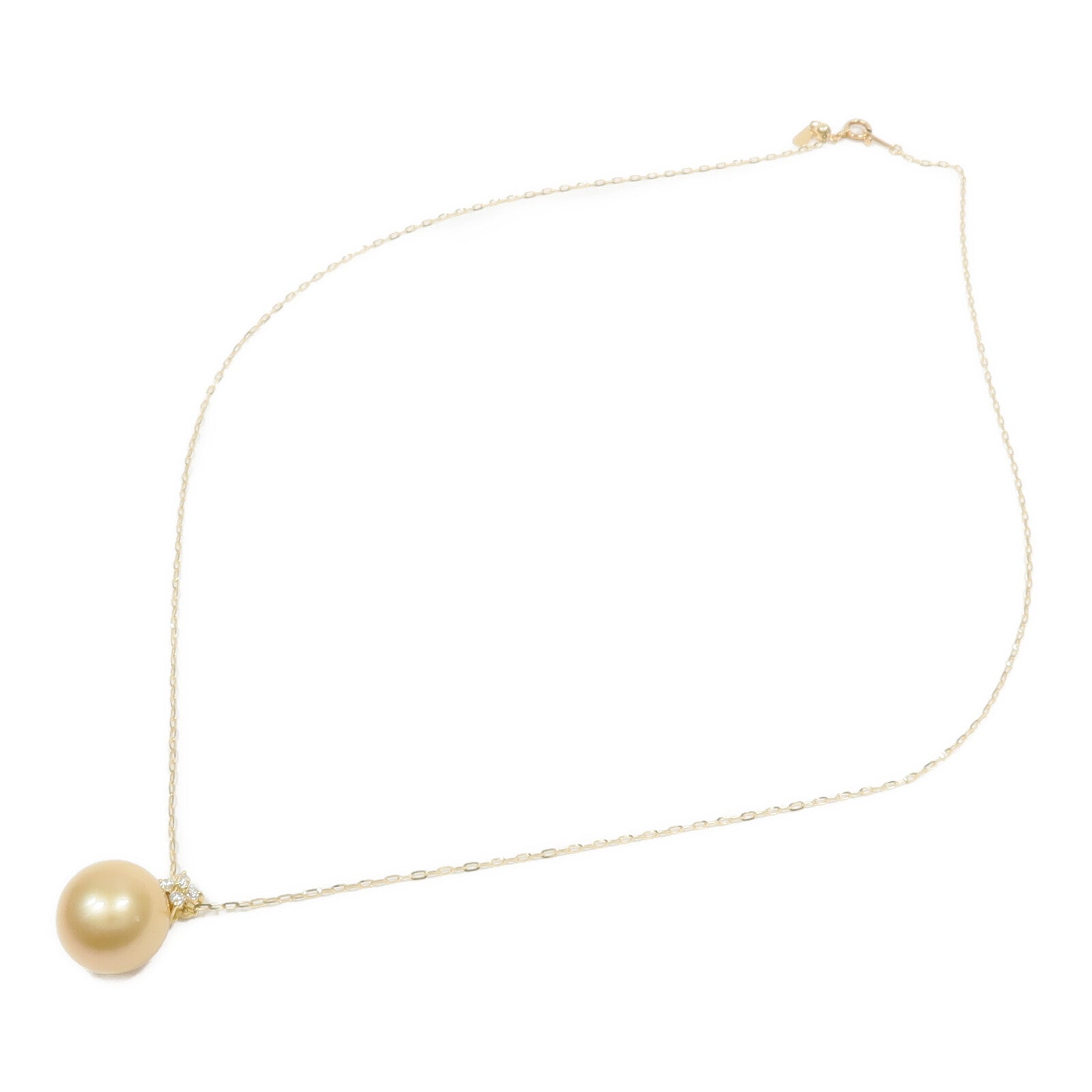 JEWELRY 18K黃金Pearl Diamond Necklace珍珠/鑽石項鍊