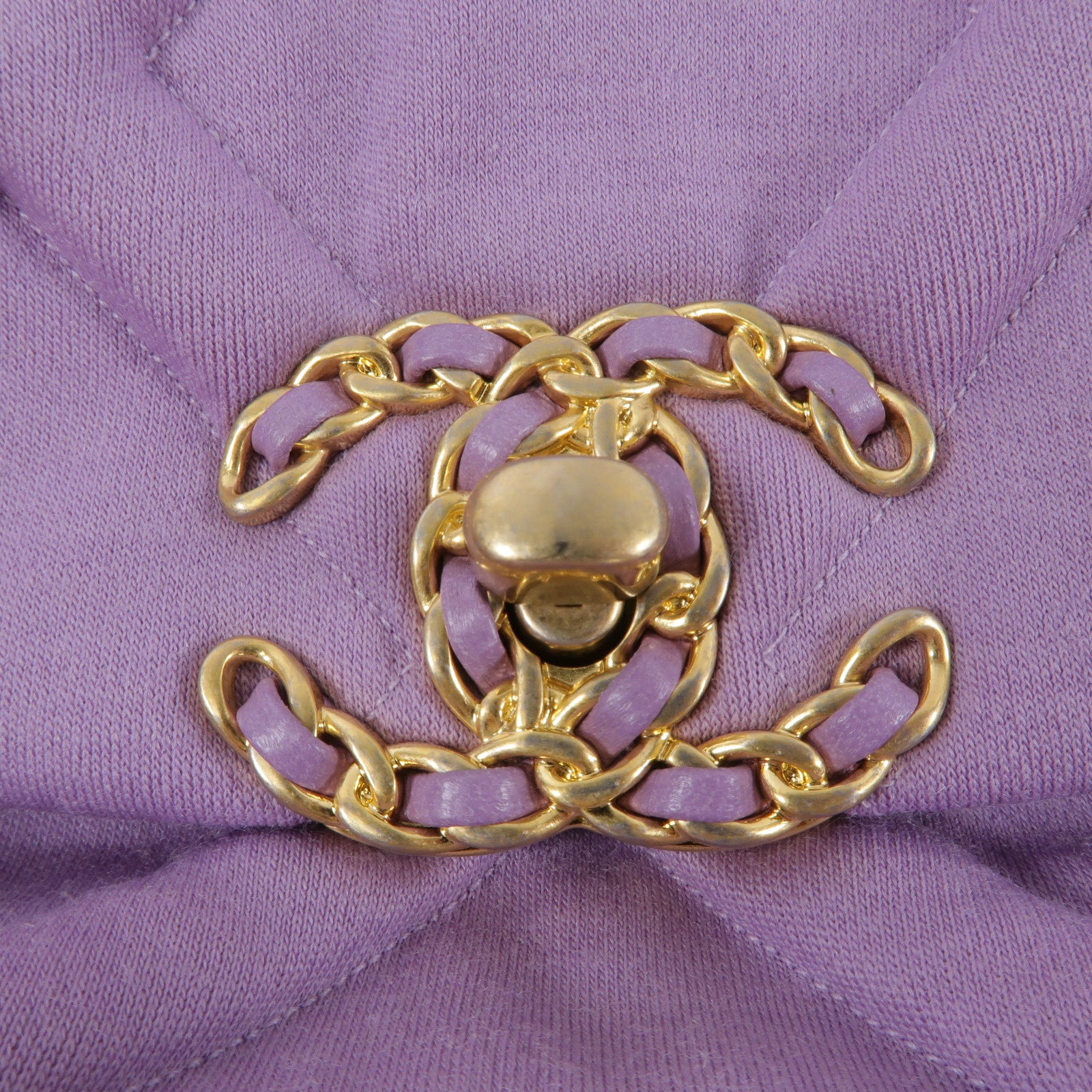 CHANEL Jersey Chanel 19 Small手挽肩背兩用袋