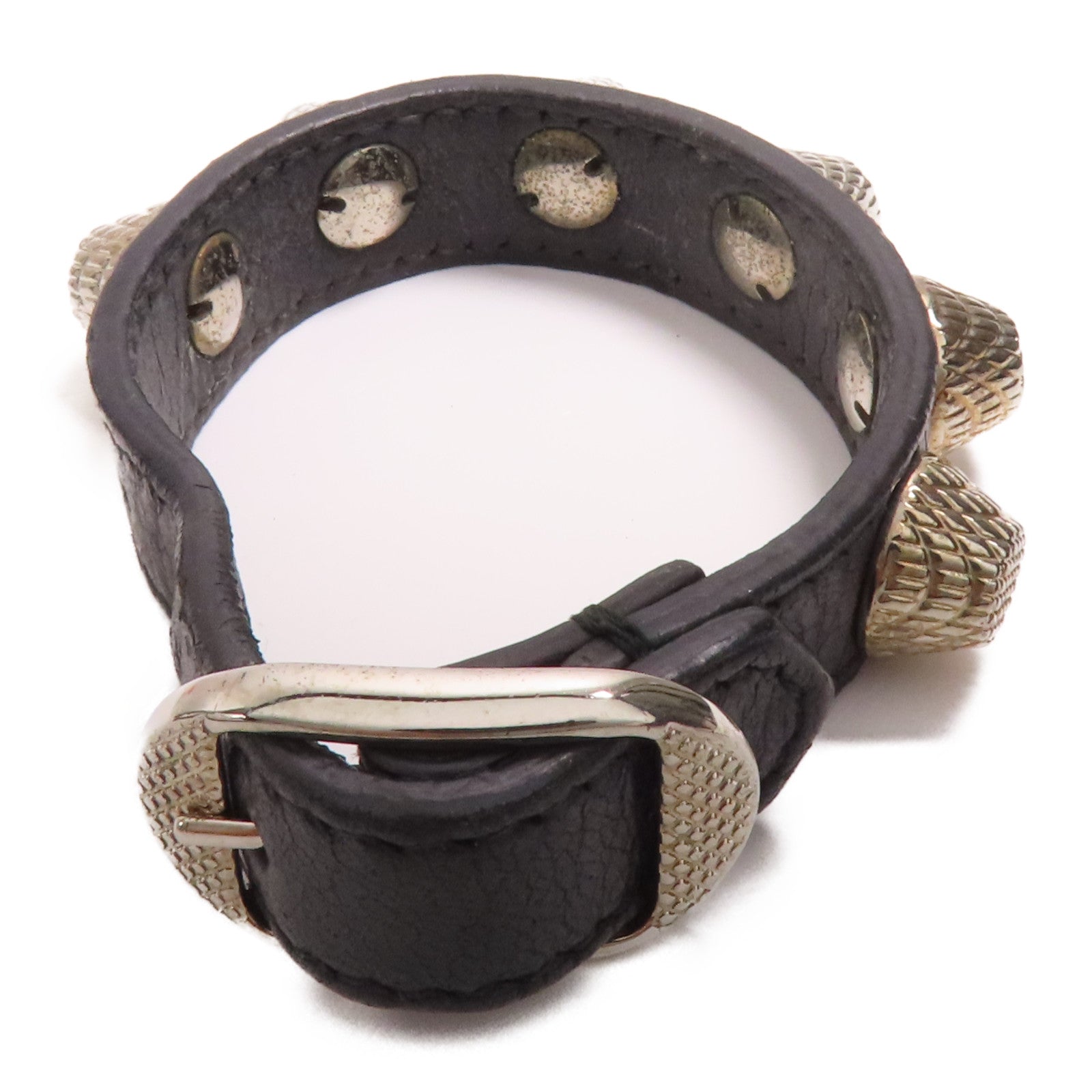 BALENCIAGA 牛皮皮革/金屬Bracelet手帶