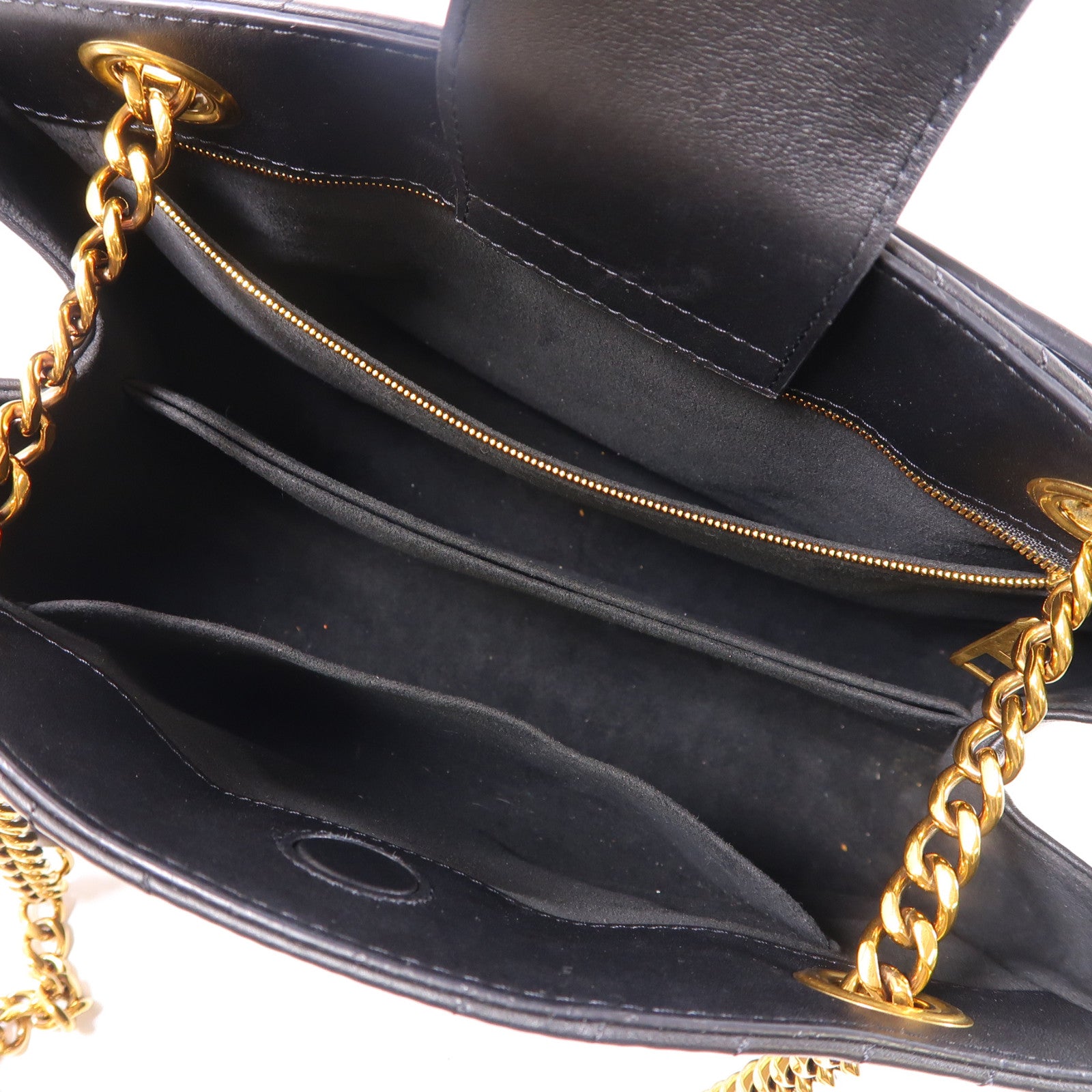 LOUIS VUITTON 斜紋牛皮皮革New Wave Tote Bag金扣肩背袋黑色