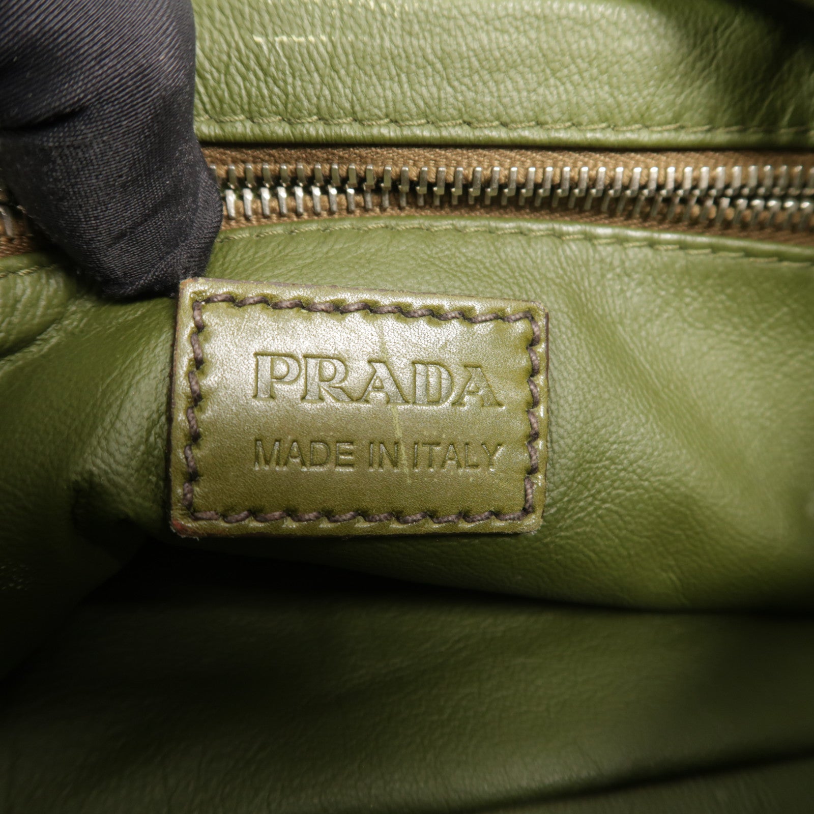 PRADA 麂皮皮革Shoulder Bag肩背袋