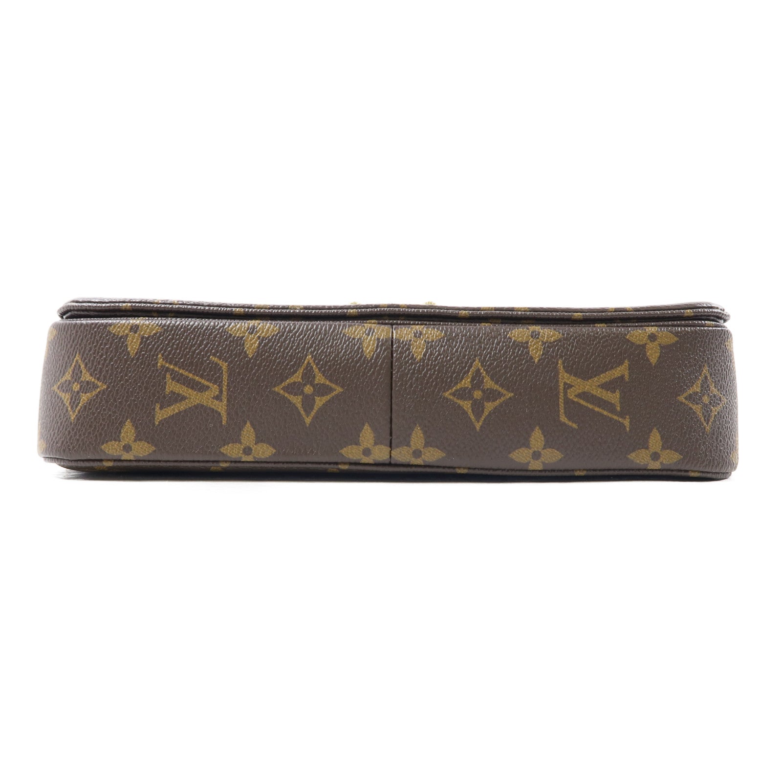 LOUIS VUITTON Monogram Marceau金扣鏈帶肩背袋啡色