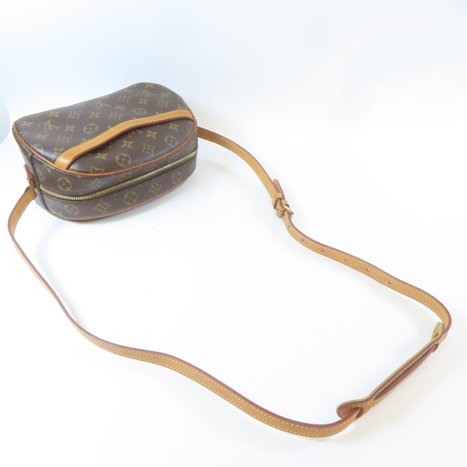 LOUIS VUITTON Monogram Blois Crossbody金扣肩背袋啡色