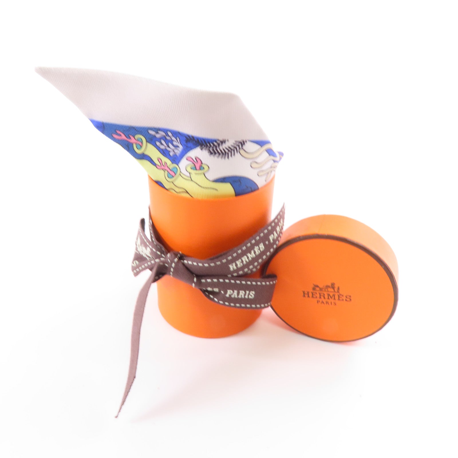 HERMES 【激減優惠】絲質Twilly絲巾