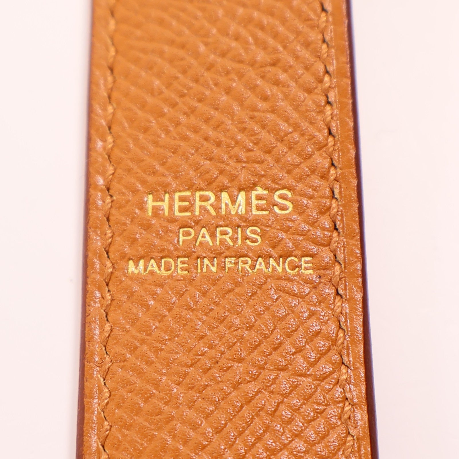 HERMES 皮革Shoulder Strap金扣肩帶