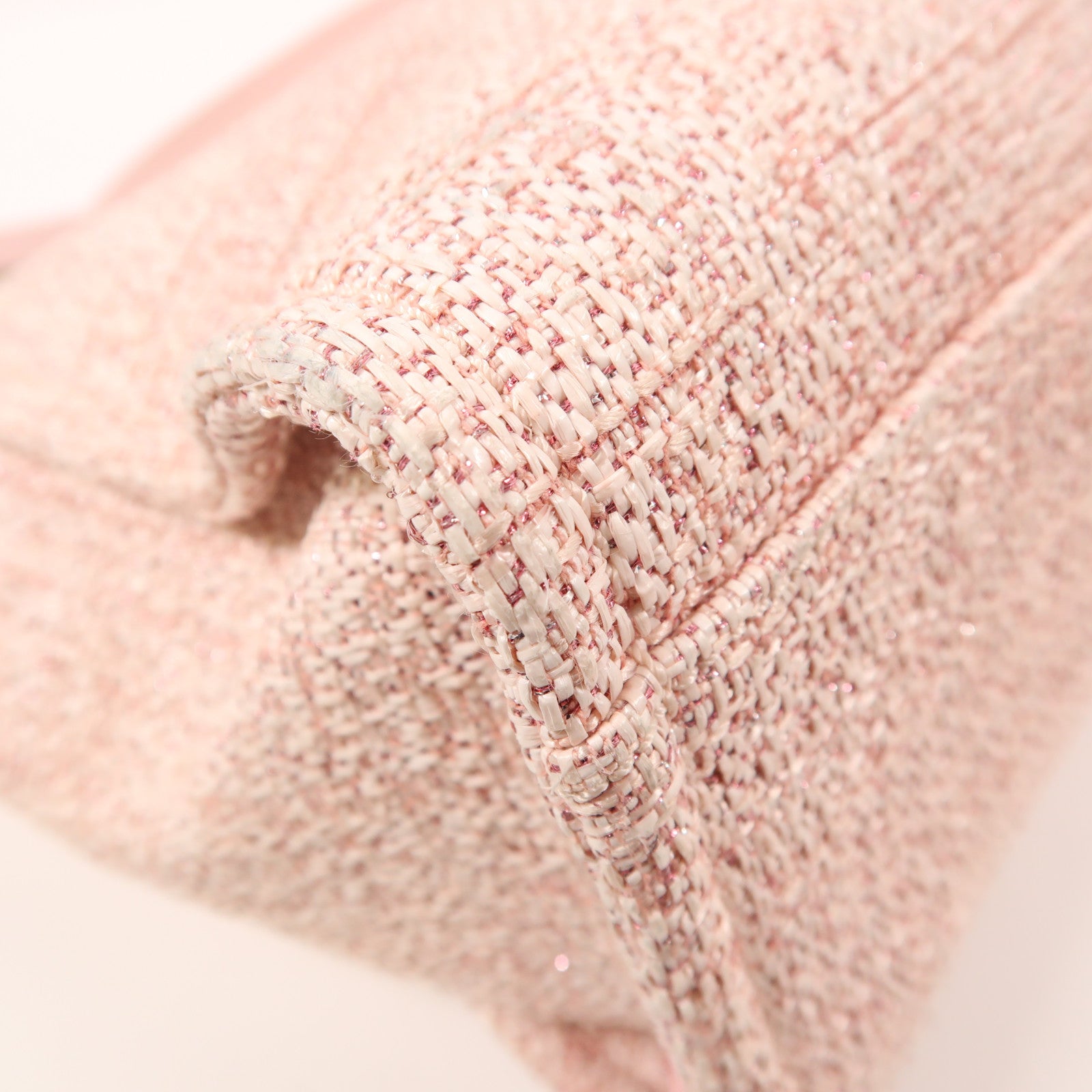 CHANEL Straw Deauville Tote金扣肩背袋/手挽袋