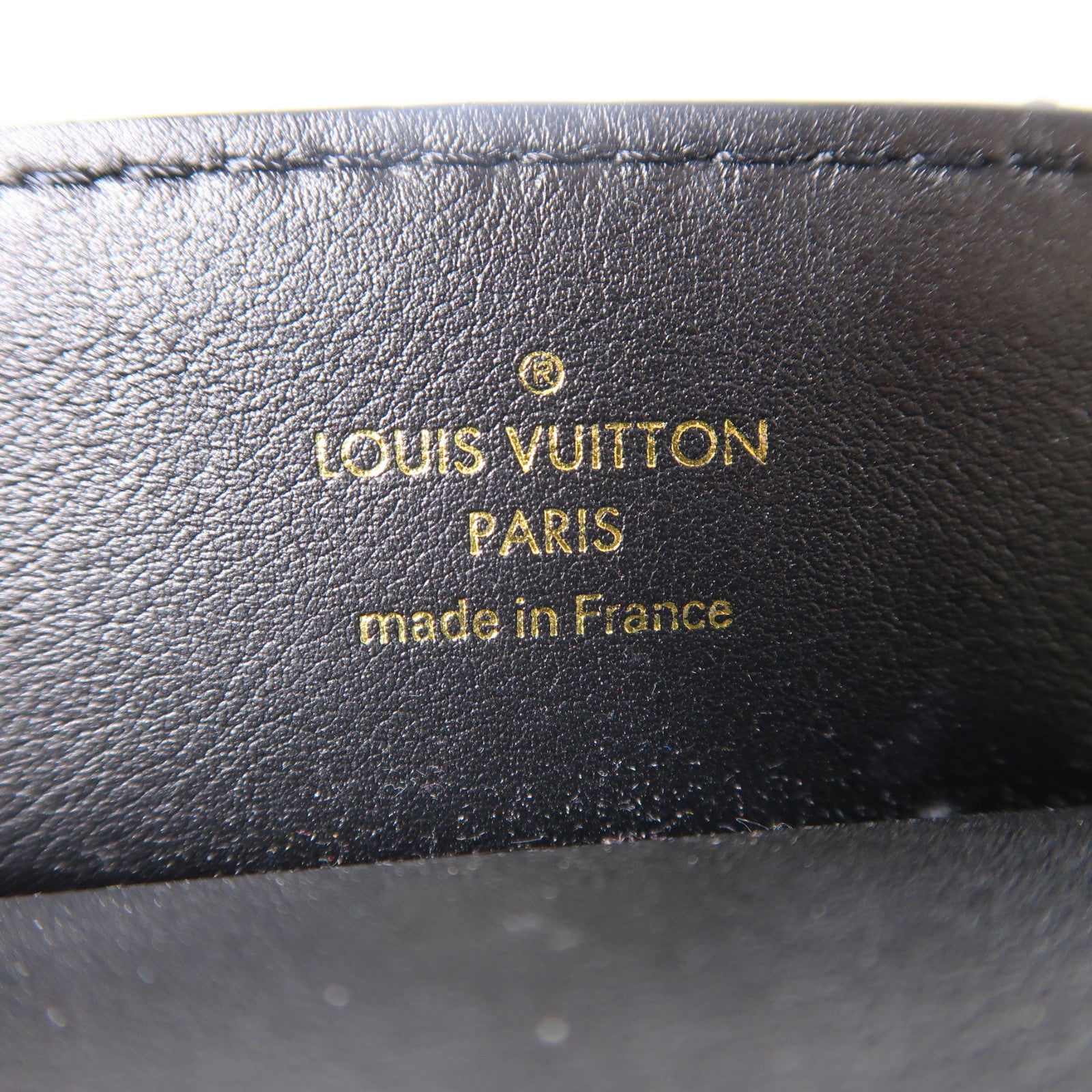 LOUIS VUITTON 斜紋牛皮皮革New Wave Tote Bag金扣肩背袋黑色