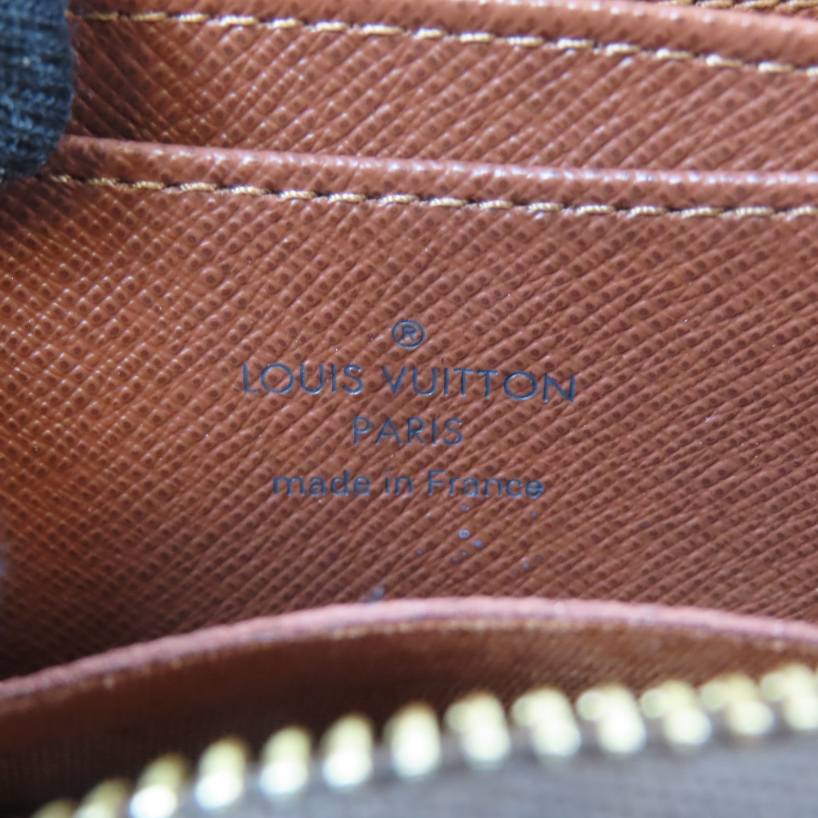 LOUIS VUITTON Monogram Coin Case金扣零錢包啡色