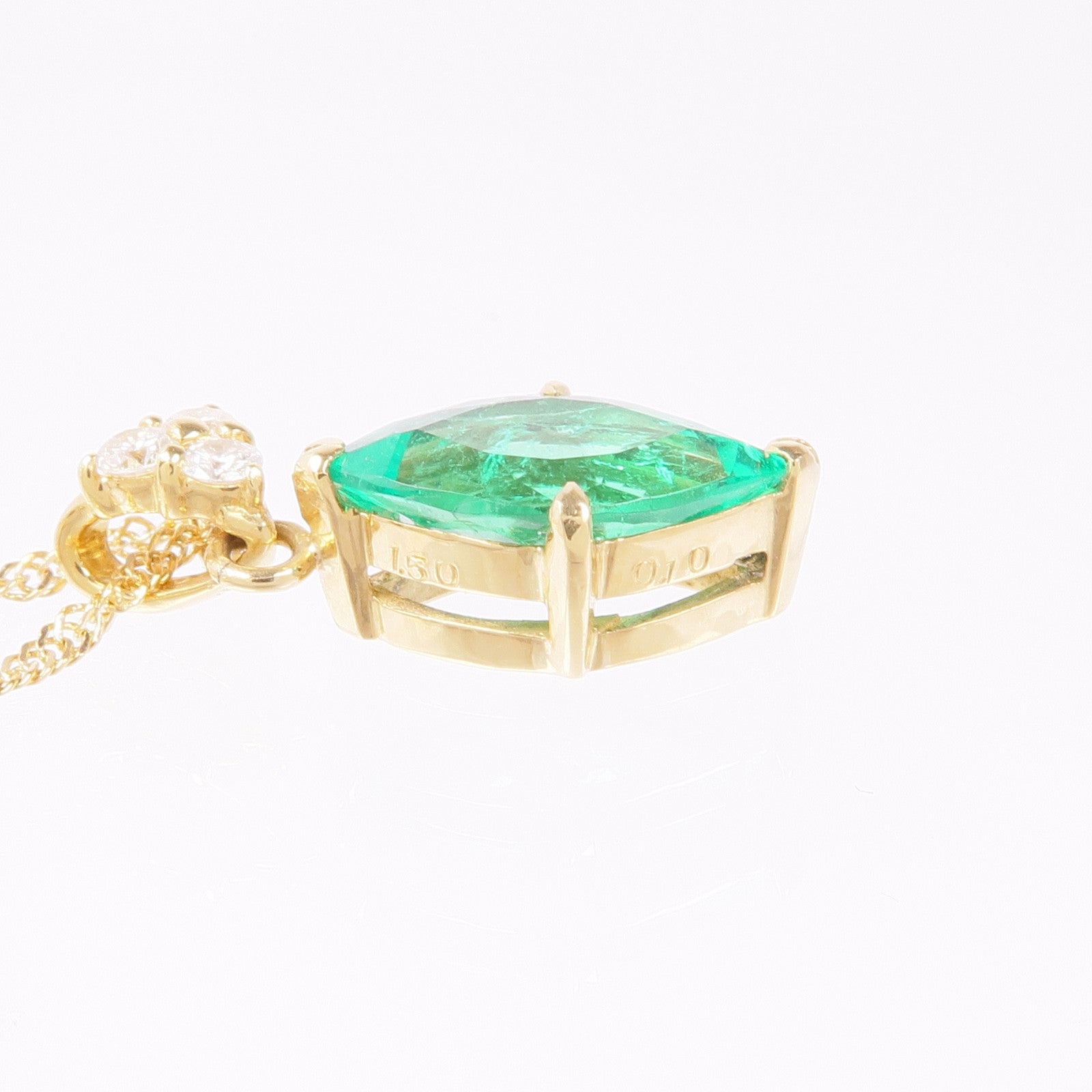 JEWELRY 綠寶石/18K黃金Diamond Necklace鑽石項鍊