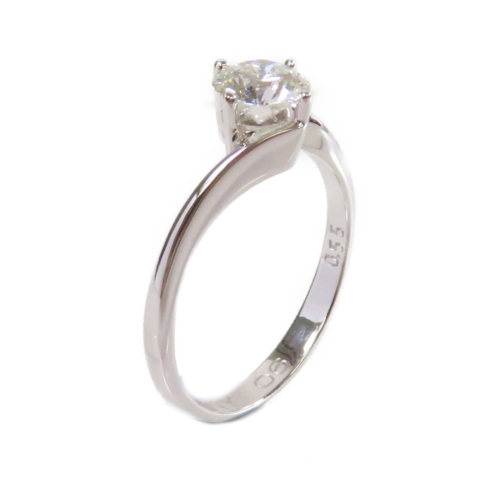JEWELRY 【激減優惠】18K白金/0.55ct鑽石Diamond Ring戒指US#5