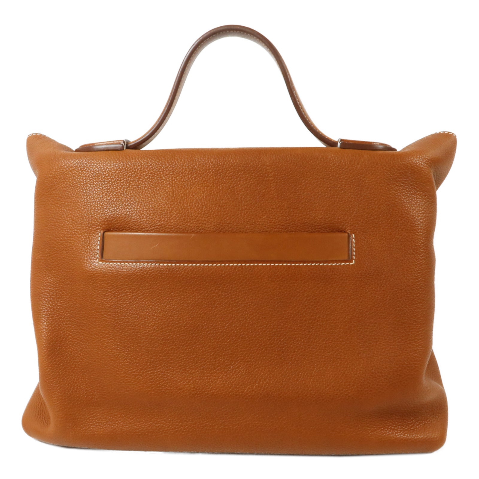 HERMES Barenia皮革24/24 35CM手挽袋Gold