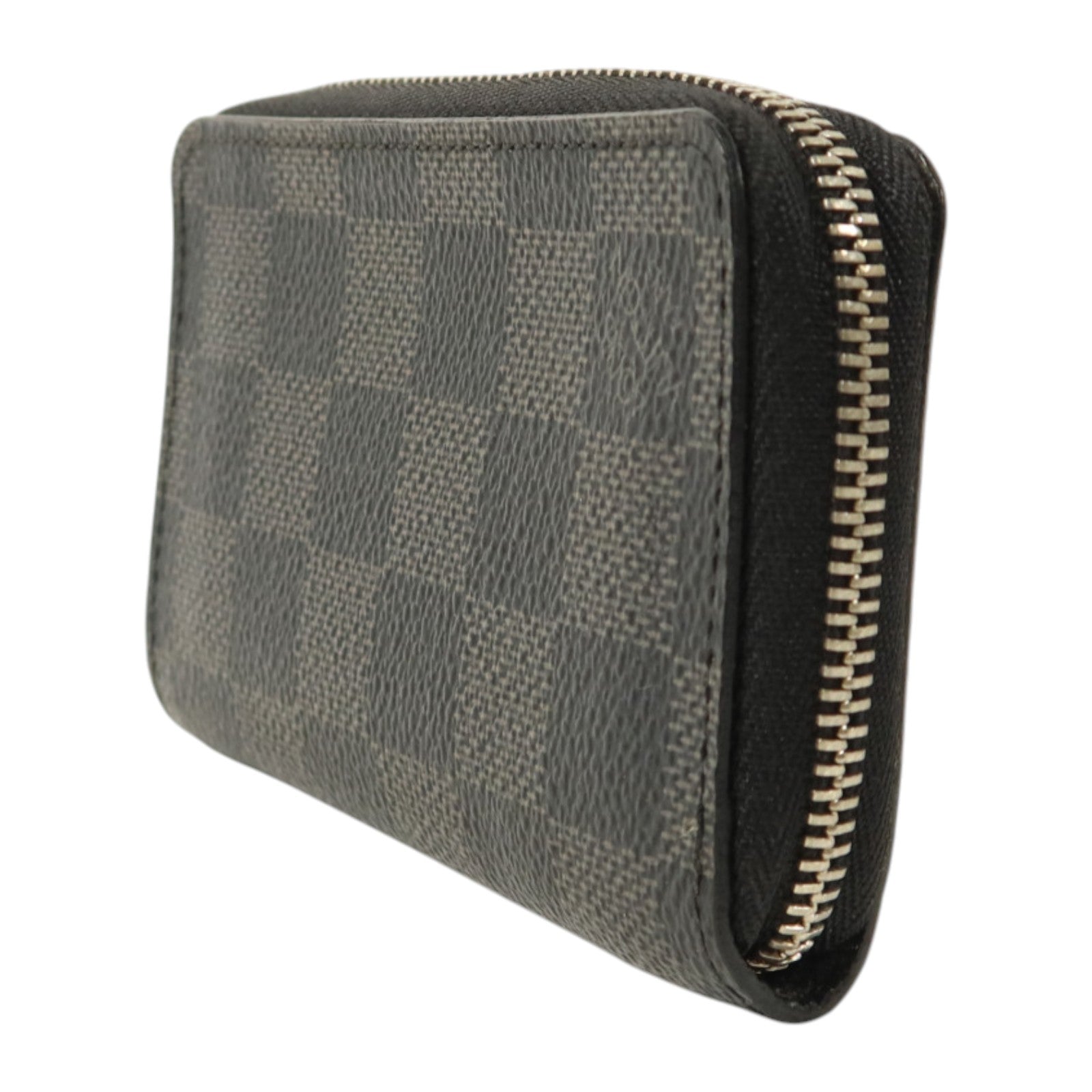 LOUIS VUITTON Damier Graphite Zippy Coin Purse銀扣零錢包