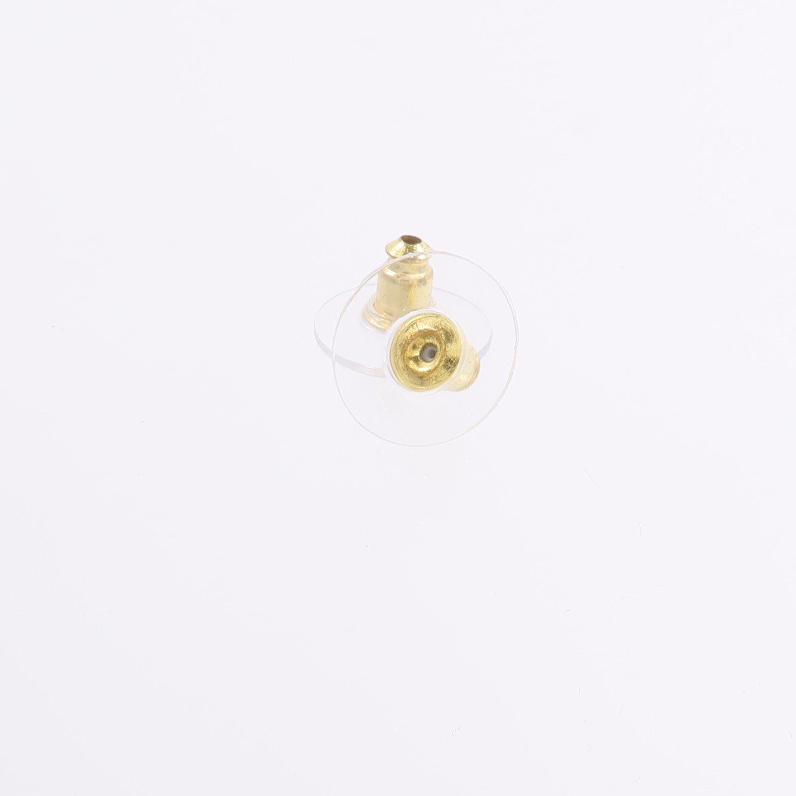 CHANEL 【激減優惠】金屬/樹脂CC Blue Round Button Stud Earrings耳環