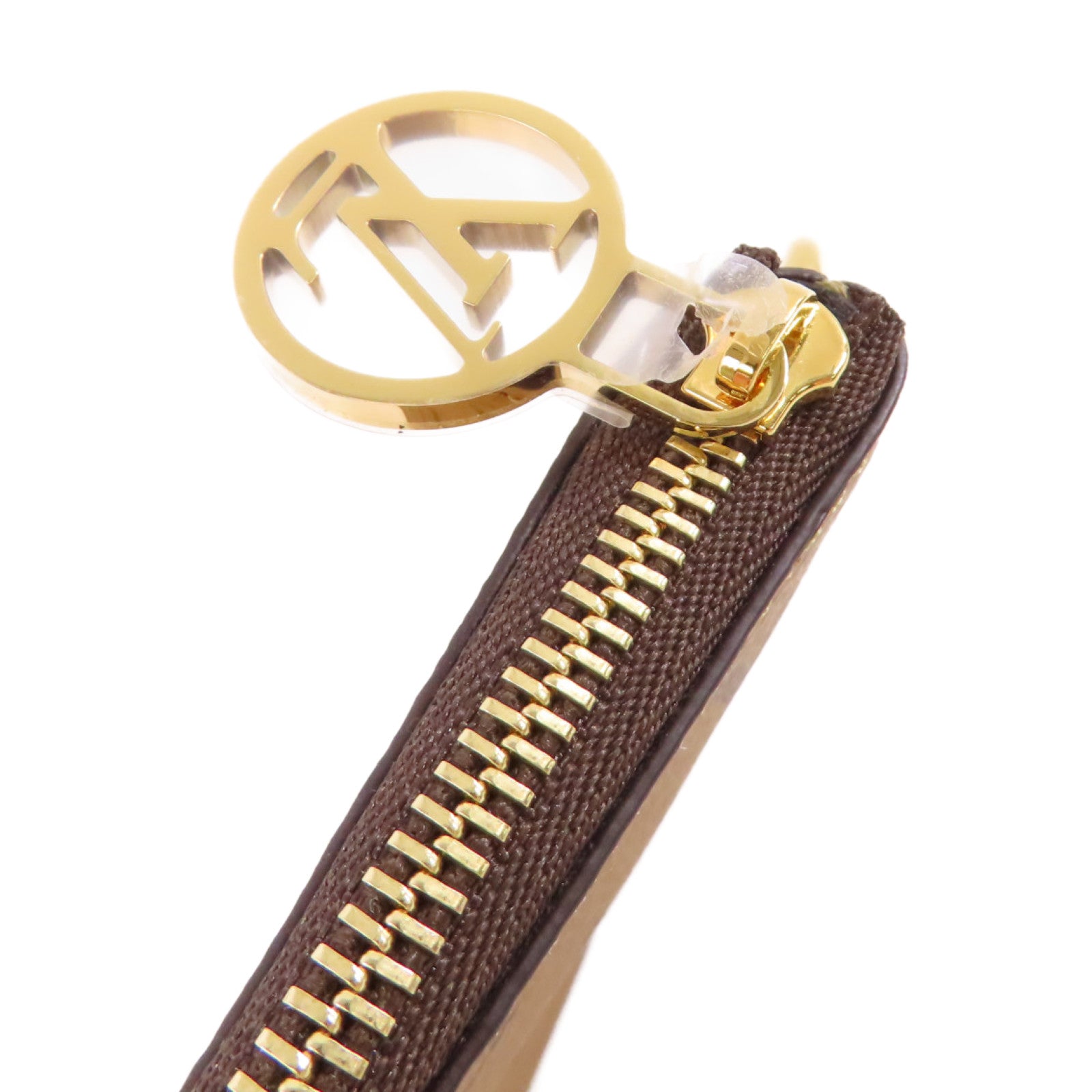 LOUIS VUITTON 【激減優惠】Monogram Trio Pouch金扣手拿包啡色