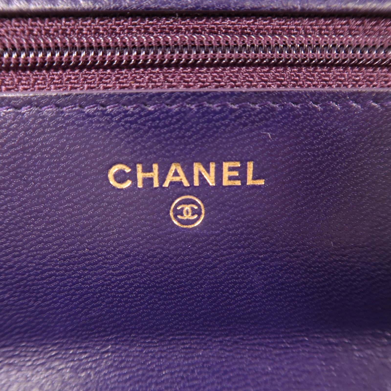 CHANEL 牛皮皮革WOC Wallet On Chain金扣鏈帶肩背袋