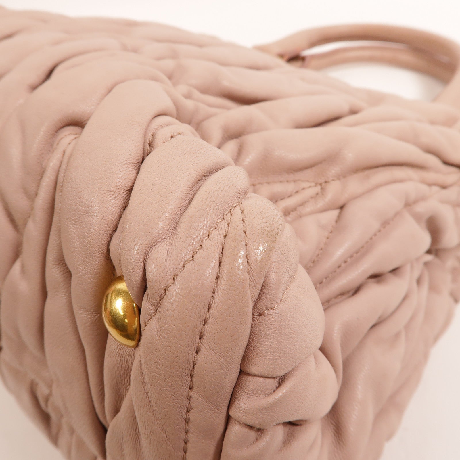 Miu Miu 羊皮皮革2 Way Shoulder手挽肩背兩用袋