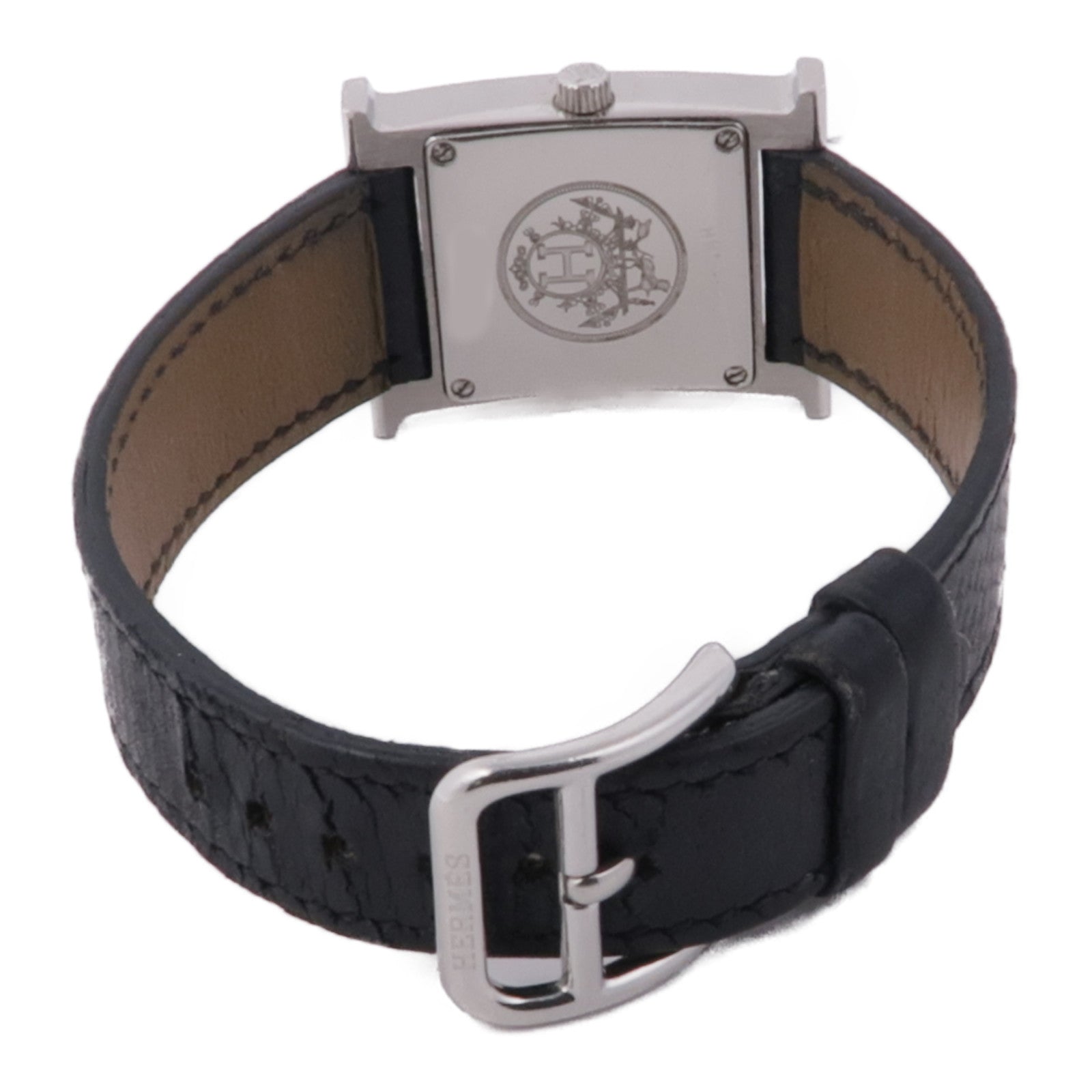HERMES H Watch HH1.210 Quartz Watch Black