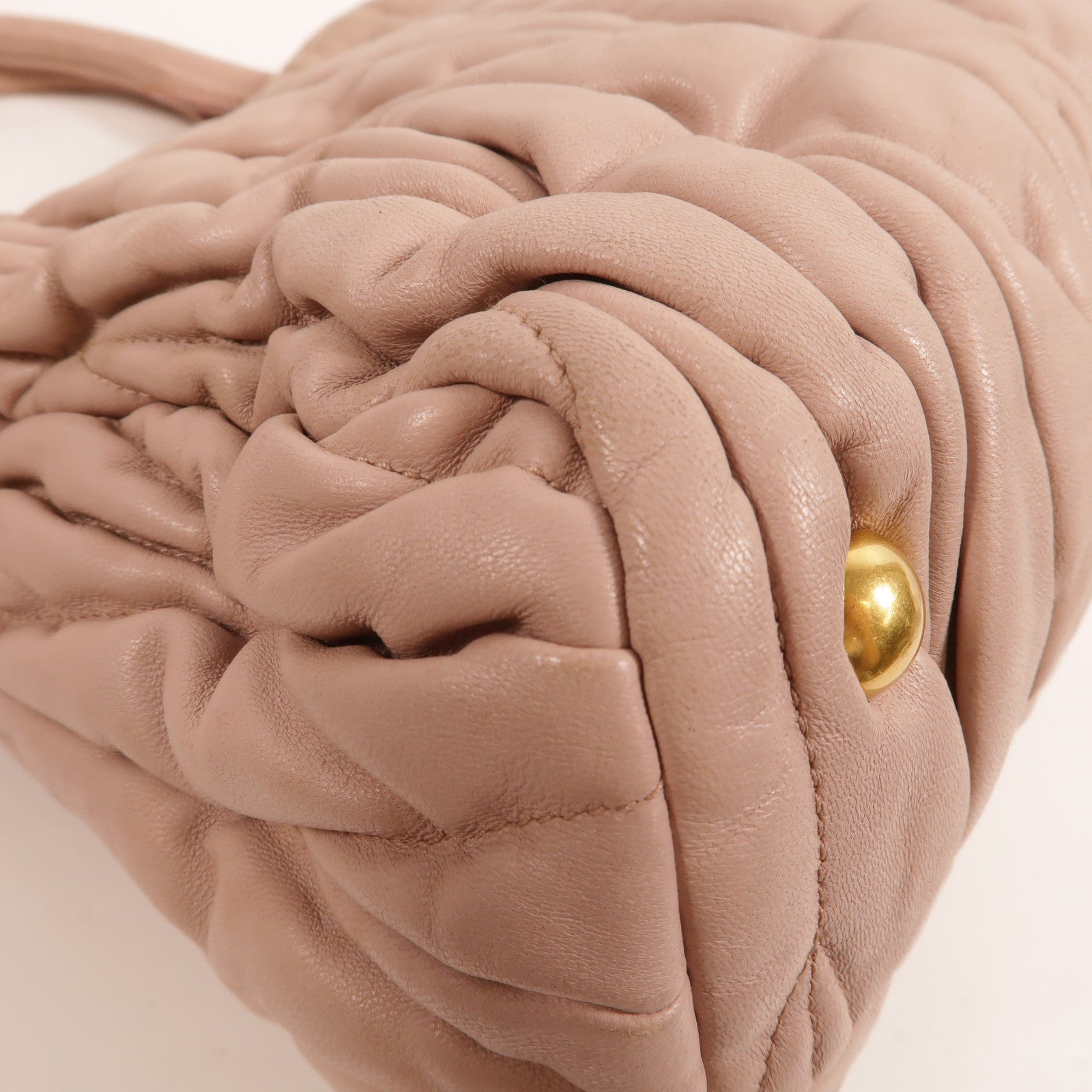 Miu Miu 羊皮皮革2 Way Shoulder手挽肩背兩用袋