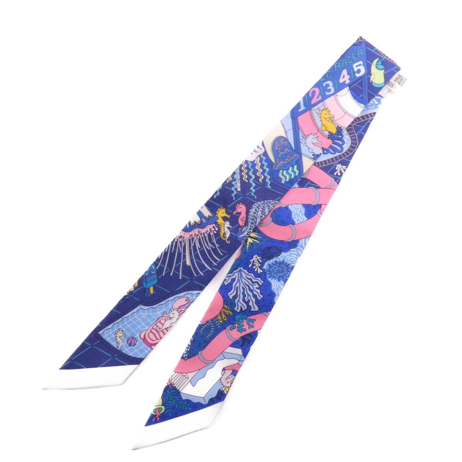 HERMES 【激減優惠】絲質Twilly絲巾