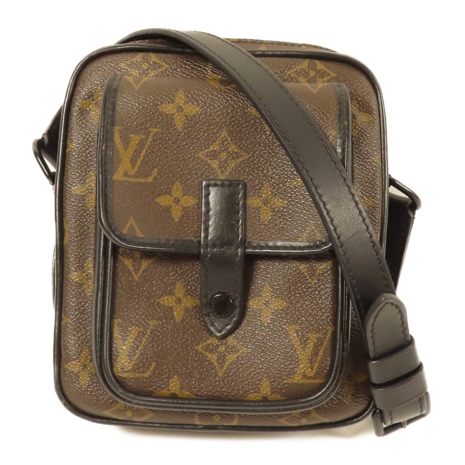 LOUIS VUITTON Monogram Macassar Christopher Wearable Wallet肩背袋