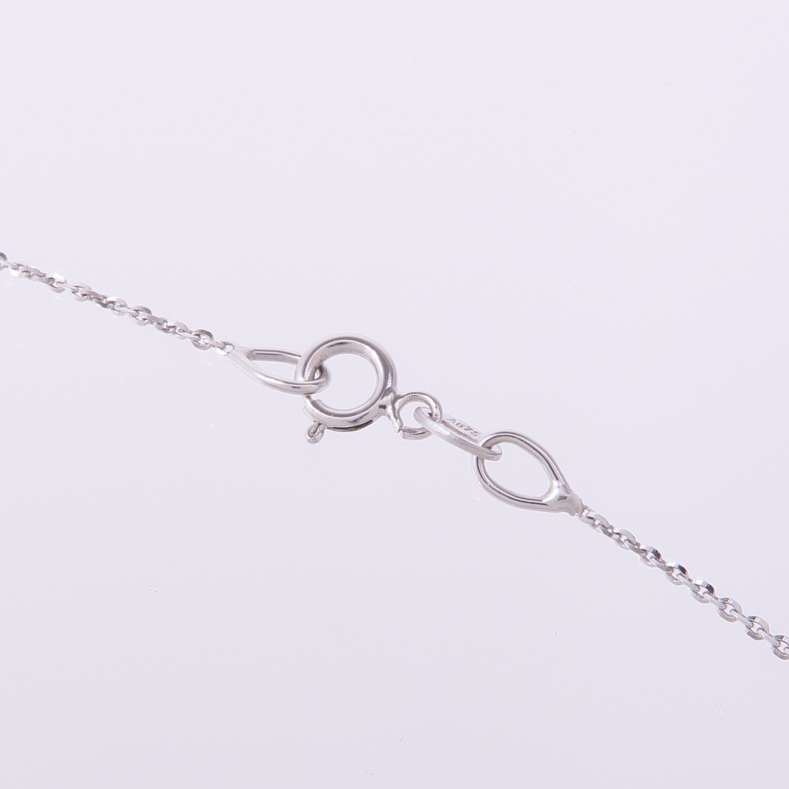 JEWELRY 18K白金Pink Sapphire Diamond Necklace粉紅藍寶石/鑽石項鍊