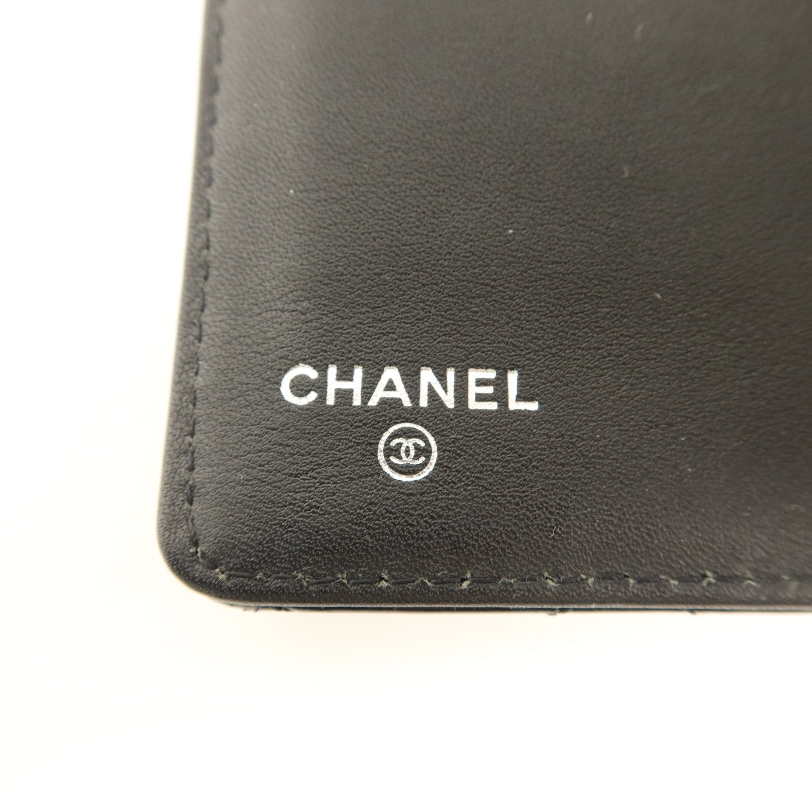CHANEL 漆皮皮革Long Bifold Wallet銀扣長錢包