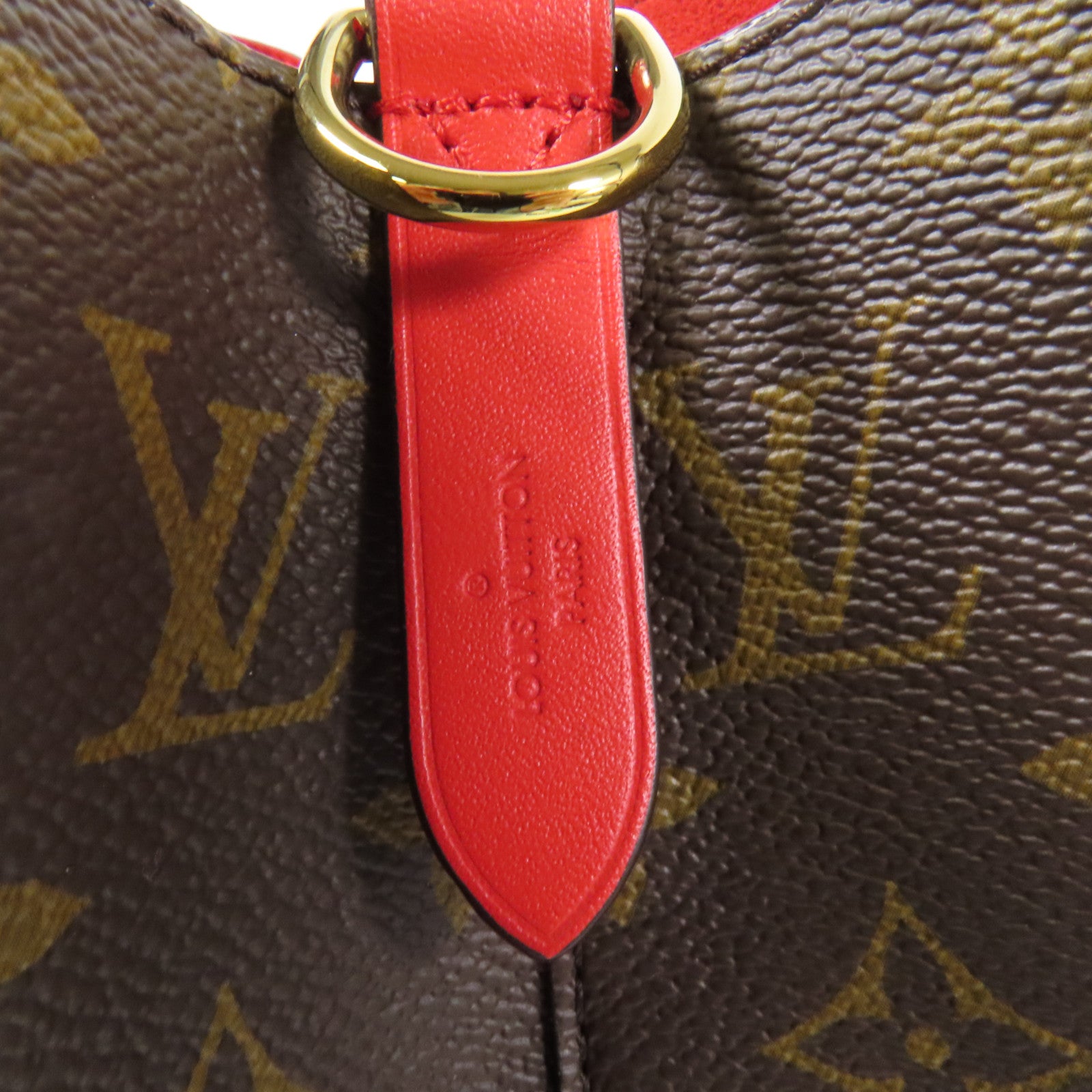 LOUIS VUITTON Monogram Neo Noe Bucket Bag金扣肩背袋Coquelicot