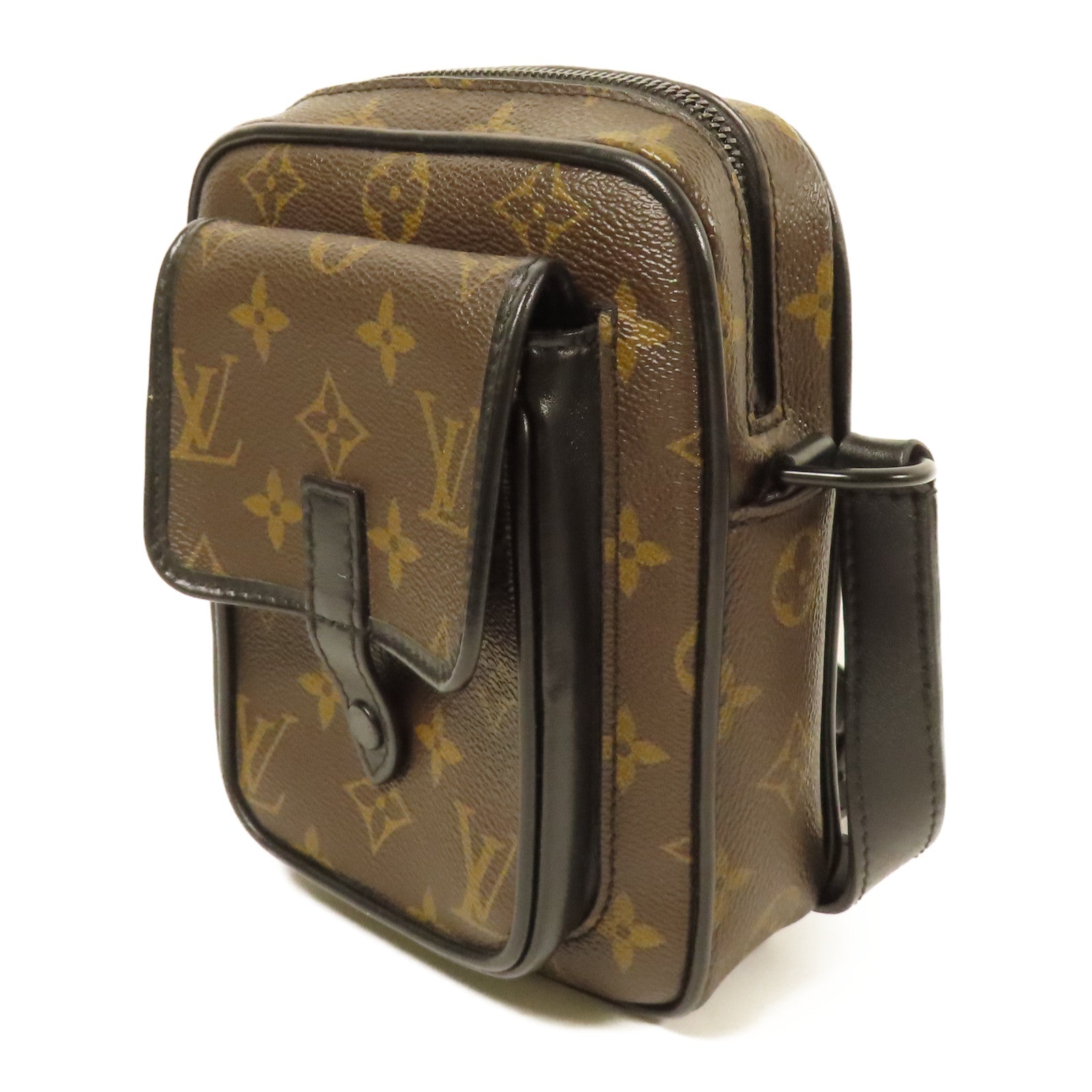 LOUIS VUITTON Monogram Macassar Christopher Wearable Wallet肩背袋