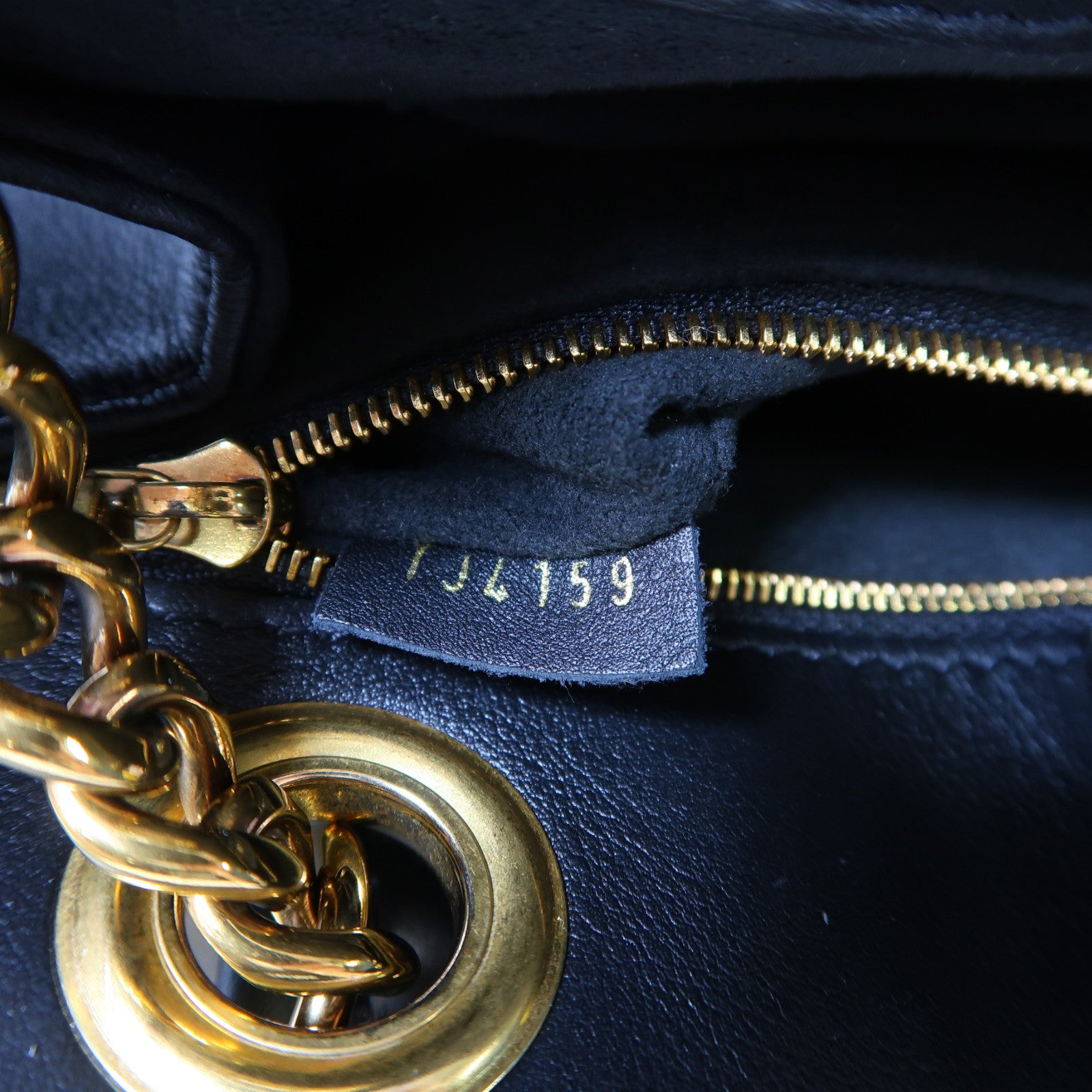 LOUIS VUITTON 斜紋牛皮皮革New Wave Tote Bag金扣肩背袋黑色