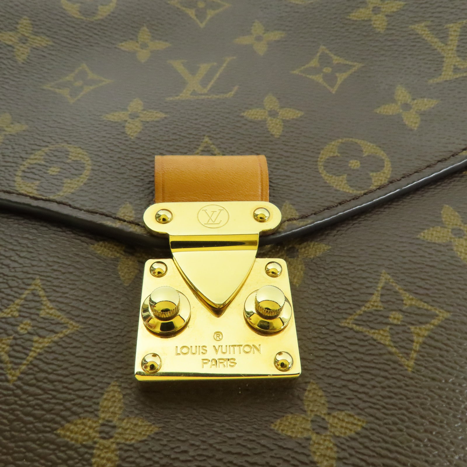 LOUIS VUITTON LV GHW Pochette Metis MM 2 Way Bag M44875 Monogram Brown