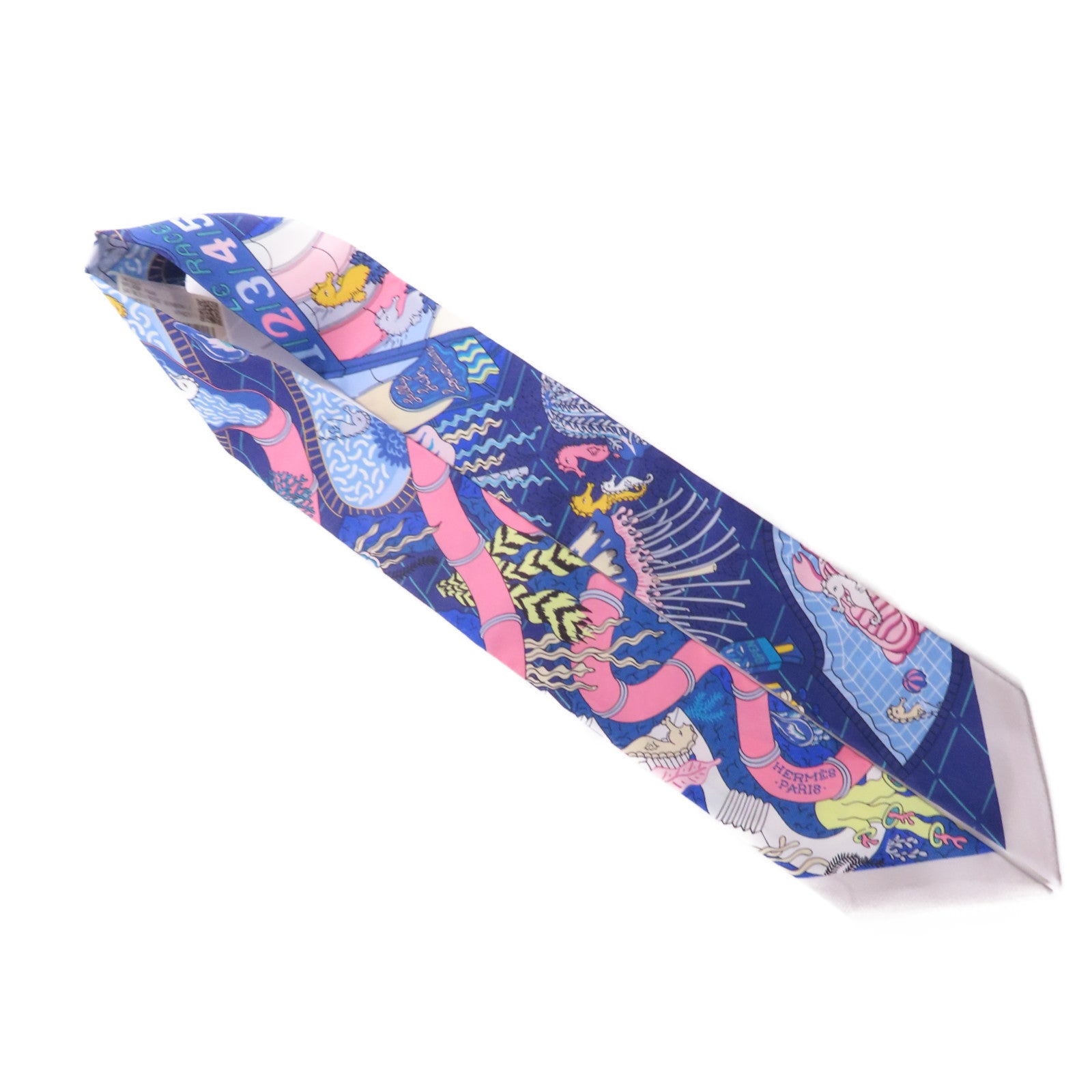 HERMES 【激減優惠】絲質Twilly絲巾