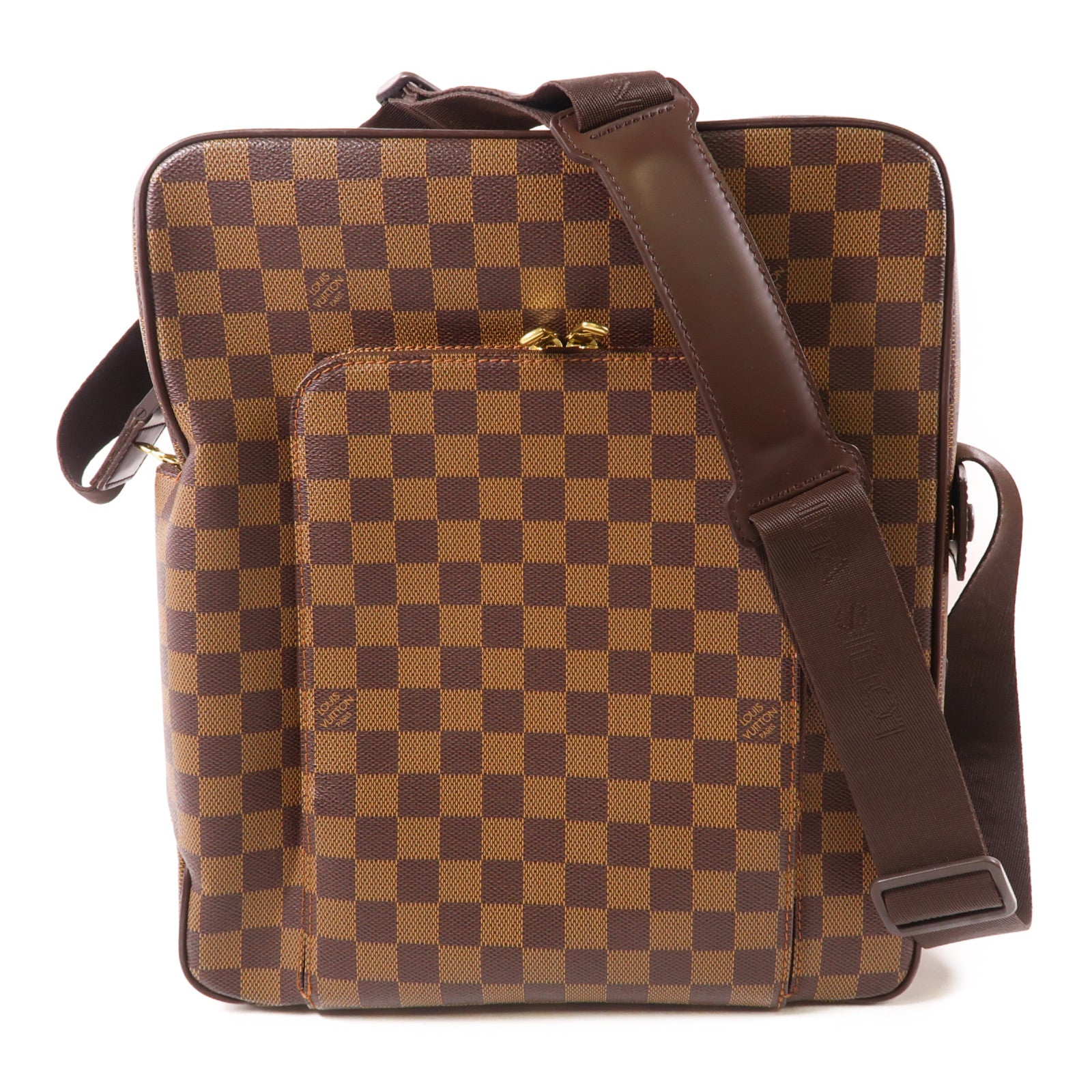 LOUIS VUITTON LV GHW Oraf GM Shoulder Bag N41440 Damier Brown