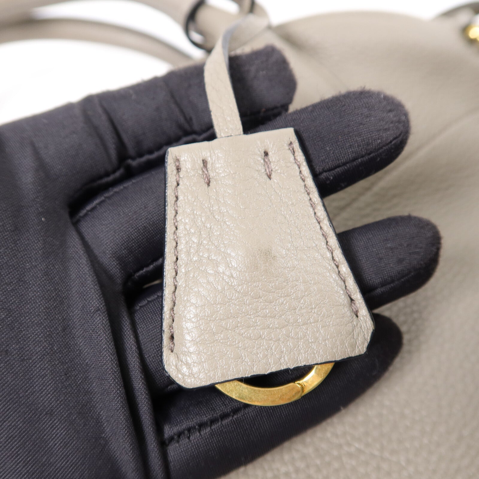 PRADA 牛皮皮革Nero Vitello Daino Bag手挽肩背兩用袋