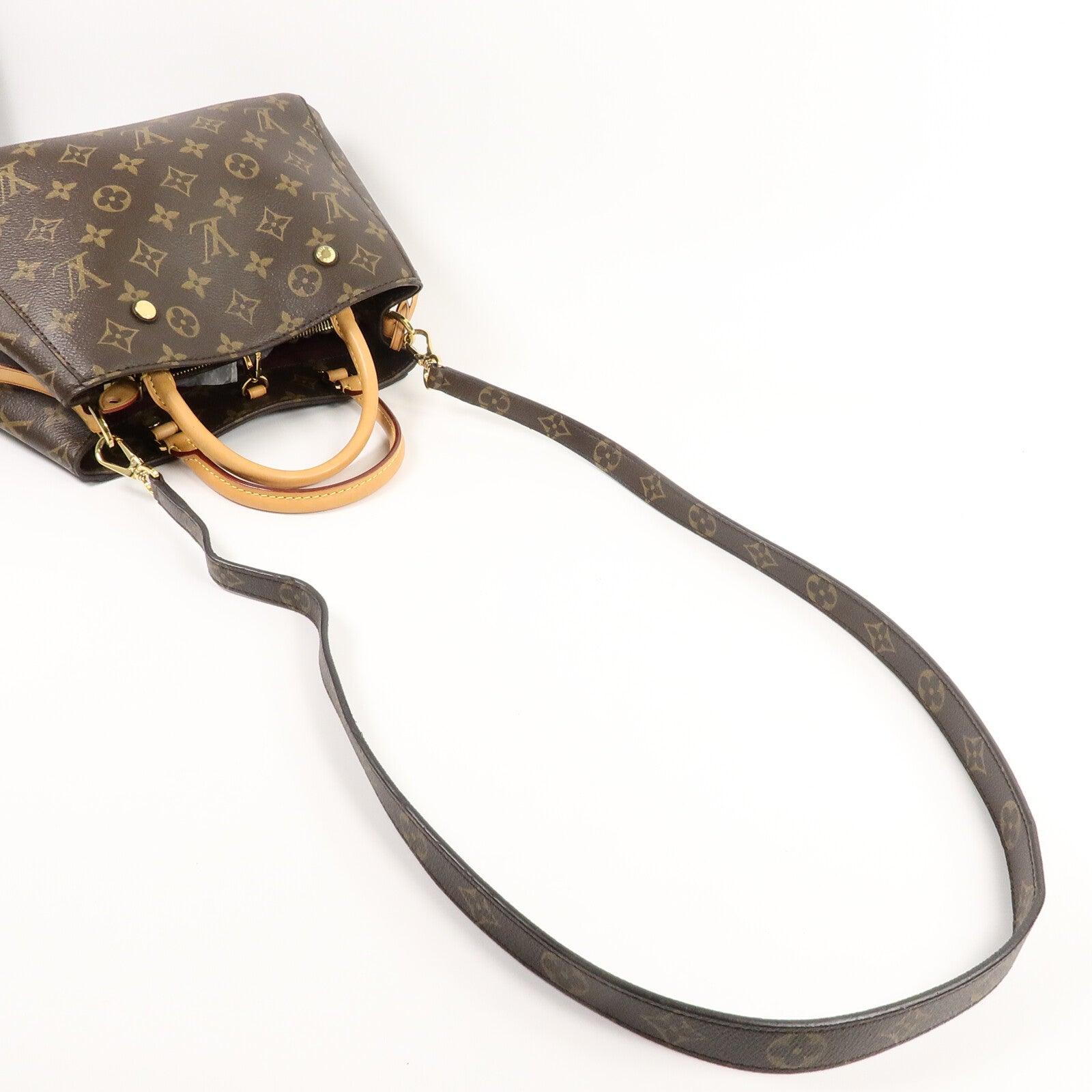 LOUIS VUITTON Monogram Montaigne BB手挽肩背兩用袋