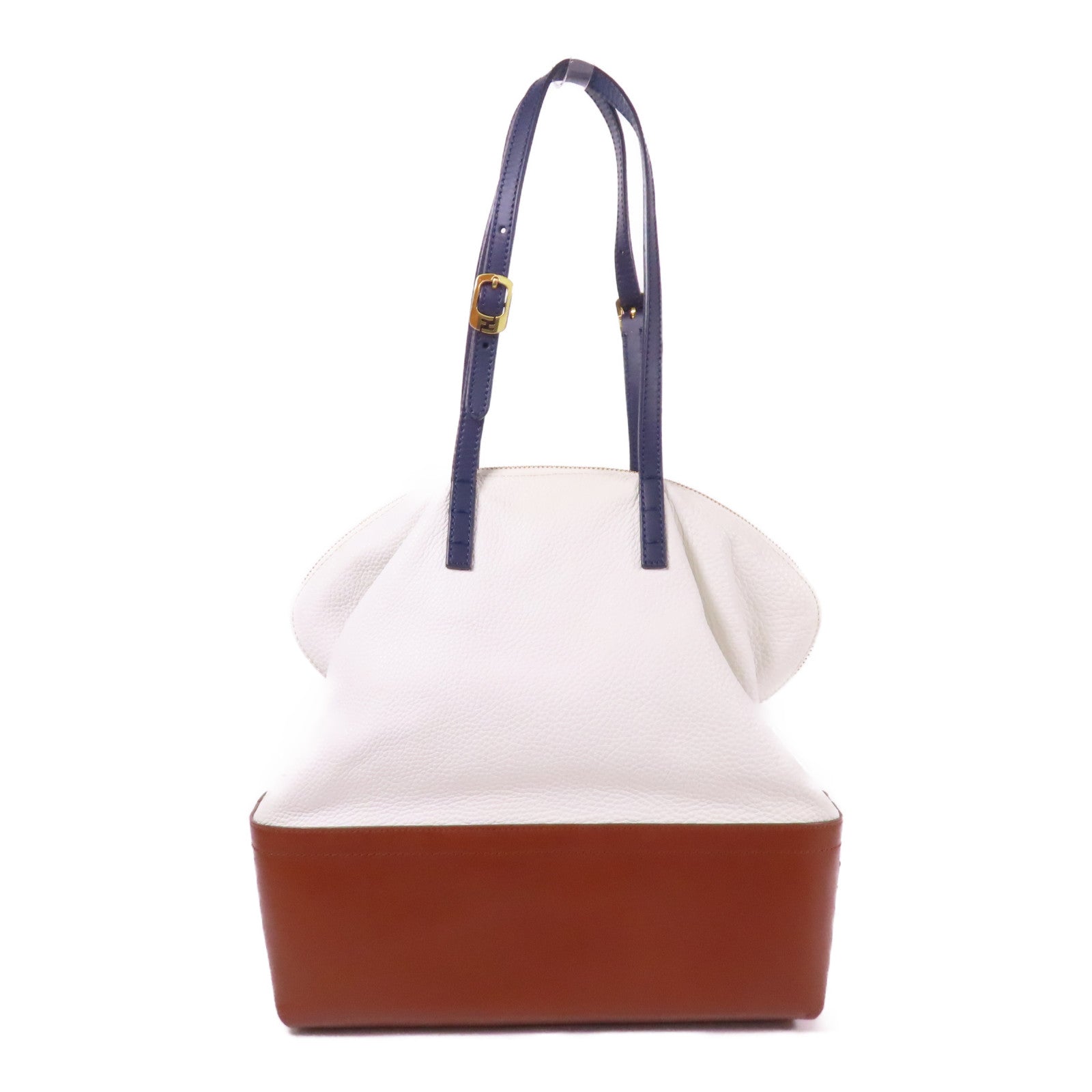 FENDI 牛皮皮革Shoulder Tote金扣肩背袋/手挽袋