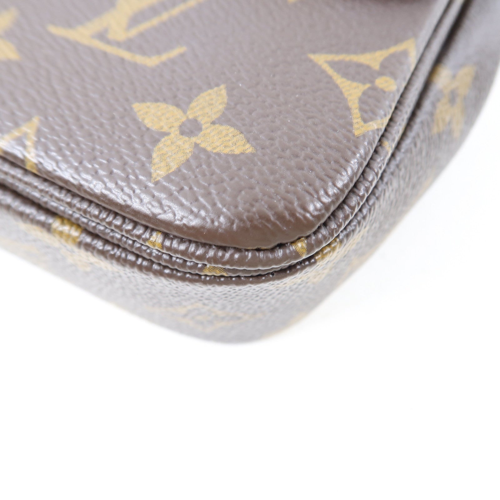 LOUIS VUITTON Monogram Marceau金扣鏈帶肩背袋啡色