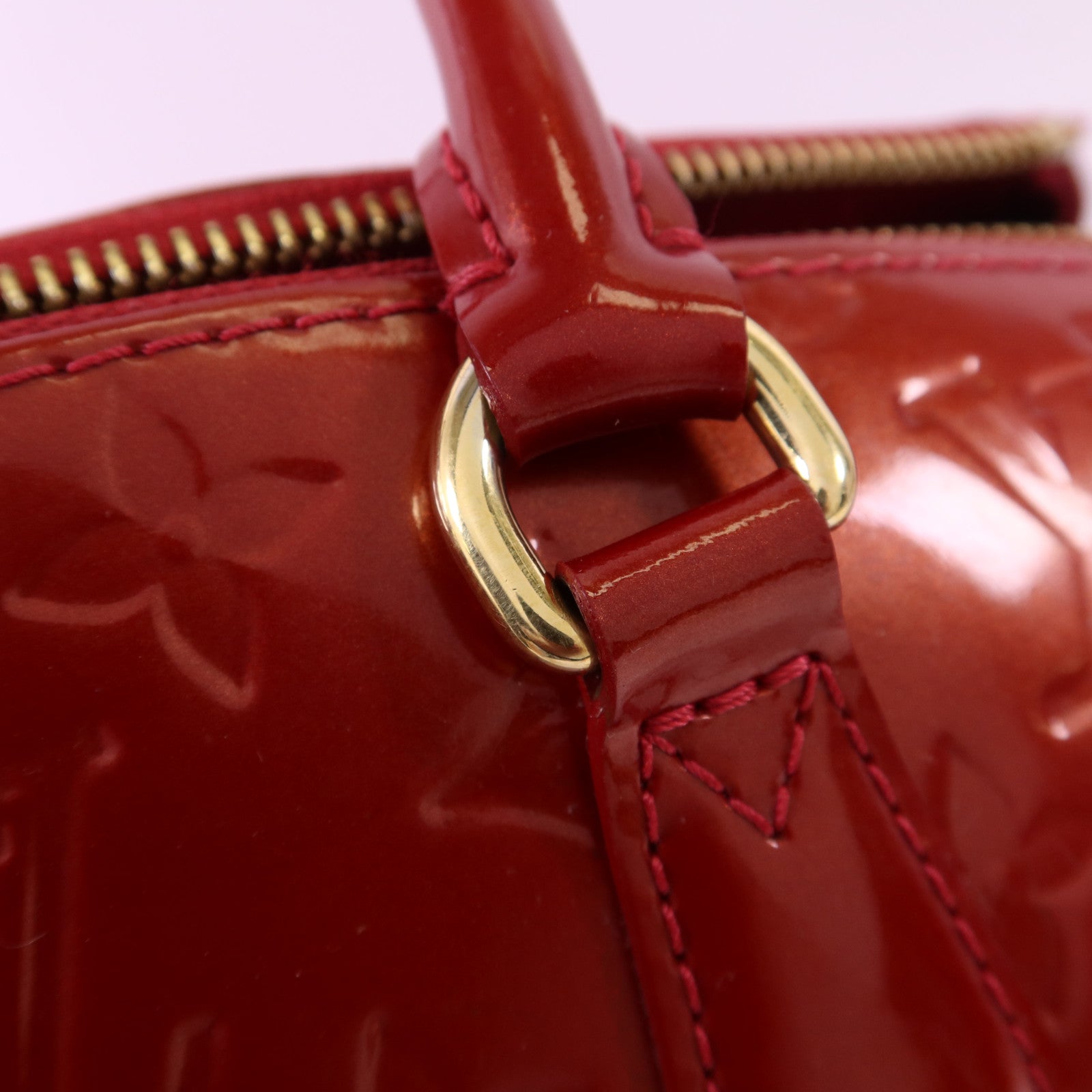 LOUIS VUITTON Monogram Vernis Sherwood PM金扣肩背袋