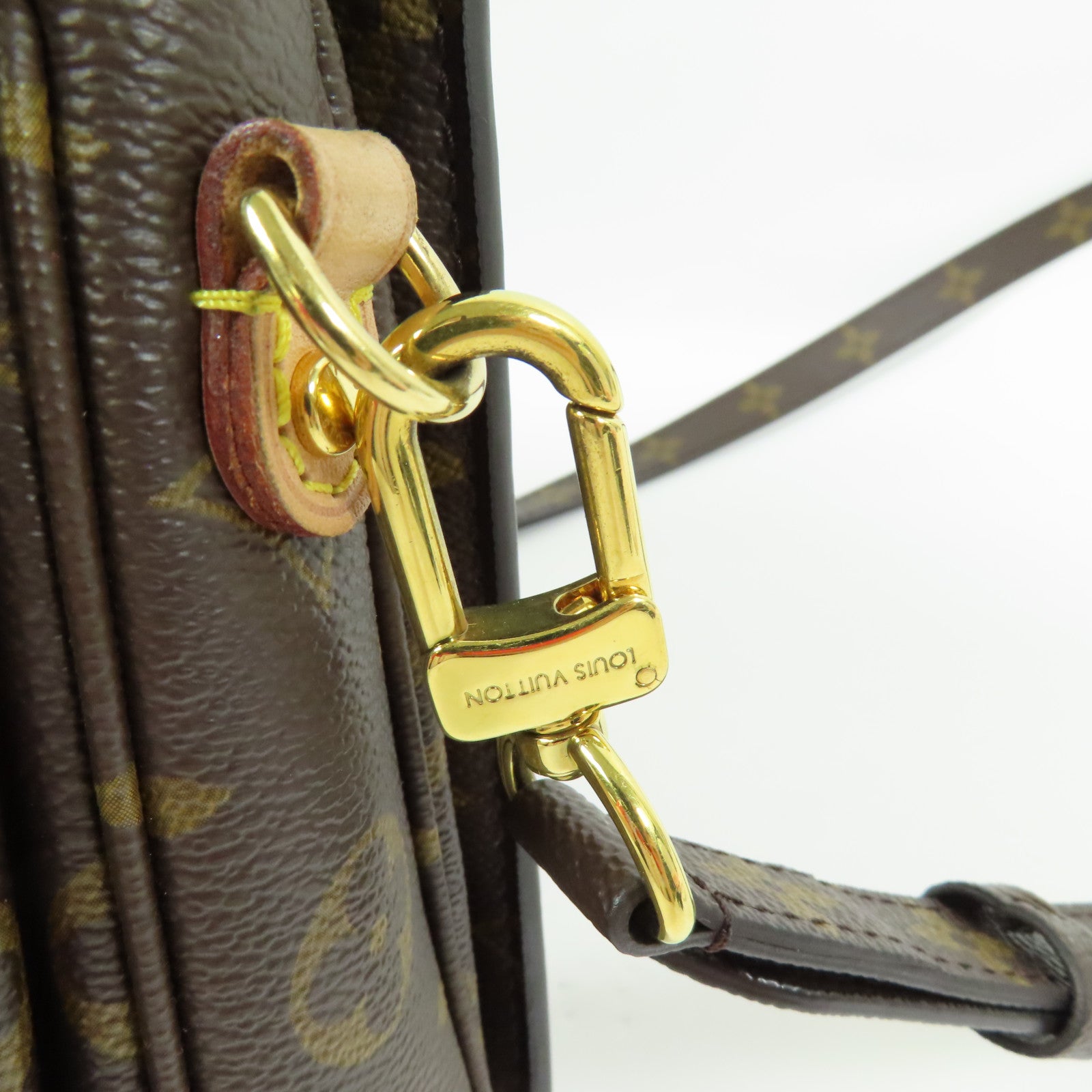 LOUIS VUITTON LV GHW Pochette Metis MM 2 Way Bag M44875 Monogram Brown