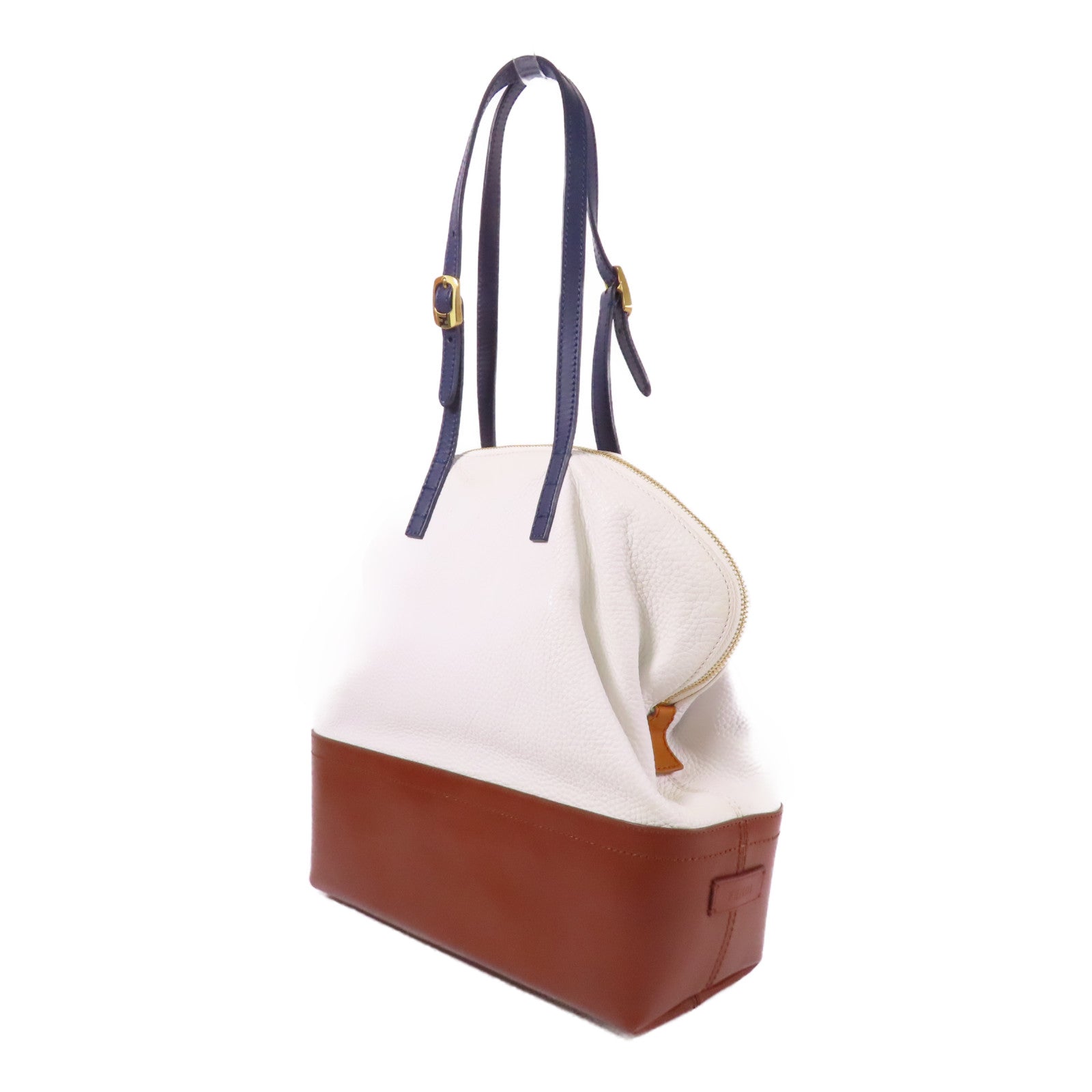 FENDI 牛皮皮革Shoulder Tote金扣肩背袋/手挽袋