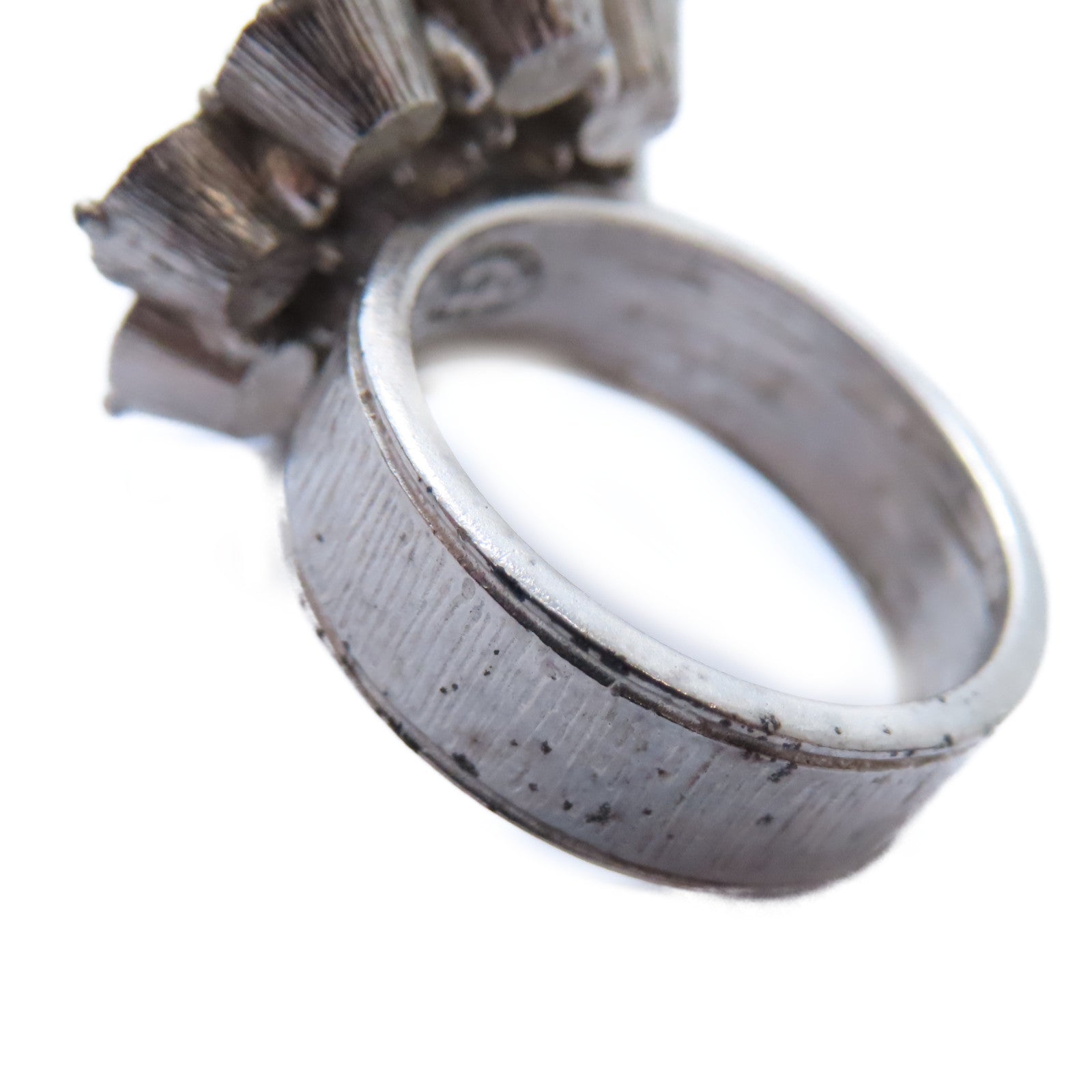 CHANEL 金屬Coco Mark Flower Ring戒指US#6