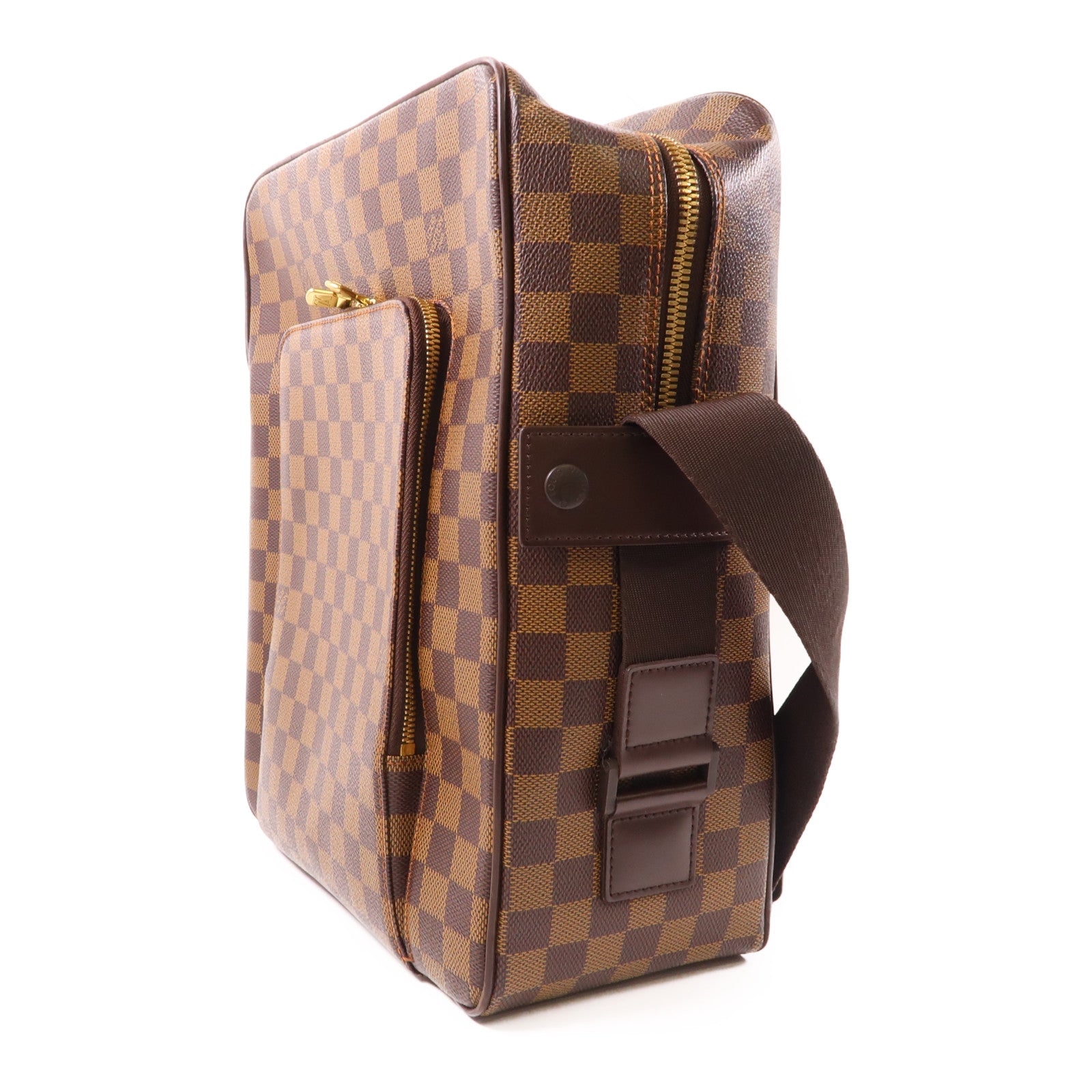 LOUIS VUITTON LV GHW Oraf GM Shoulder Bag N41440 Damier Brown